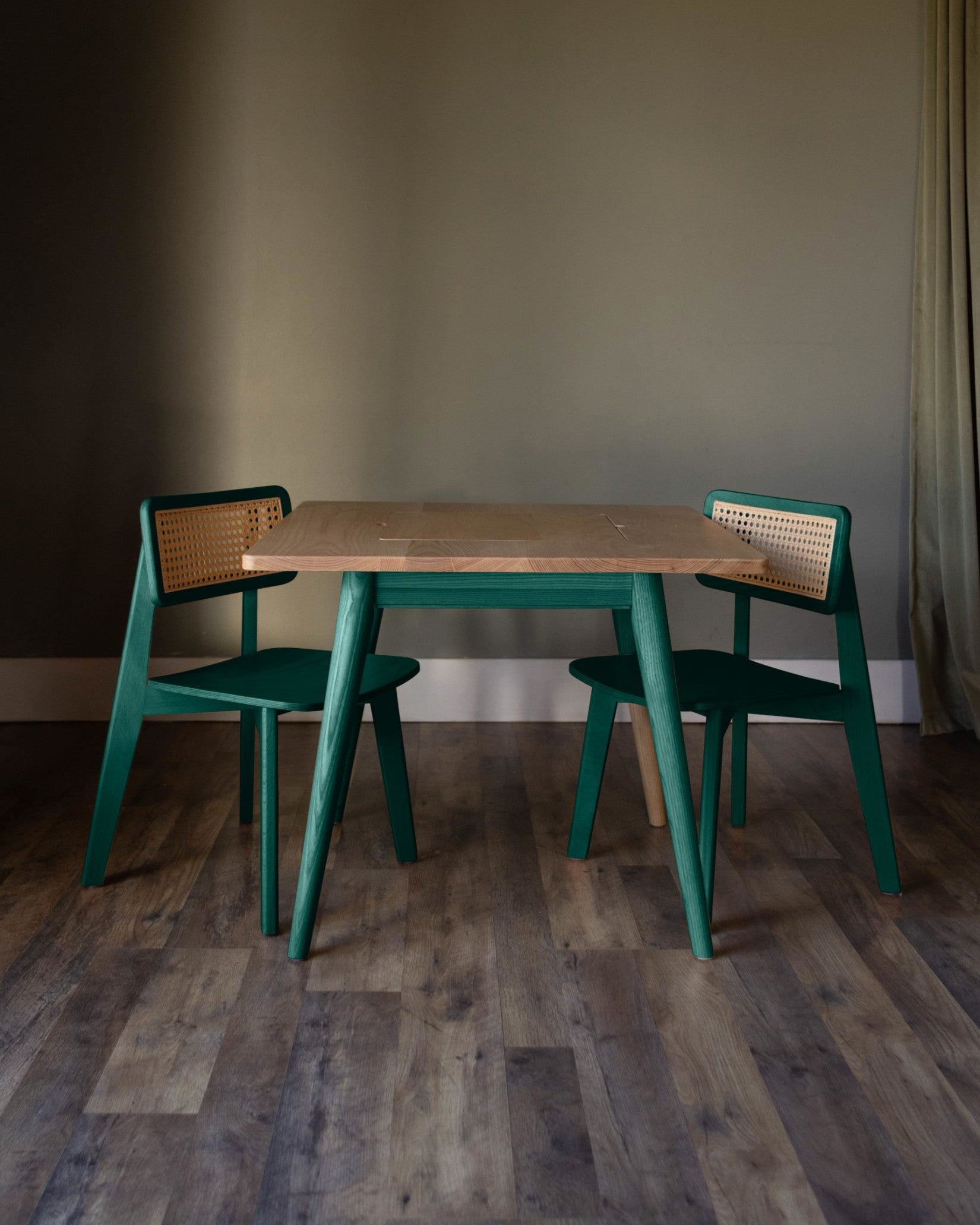 Ruben Children Table - Forest Green
