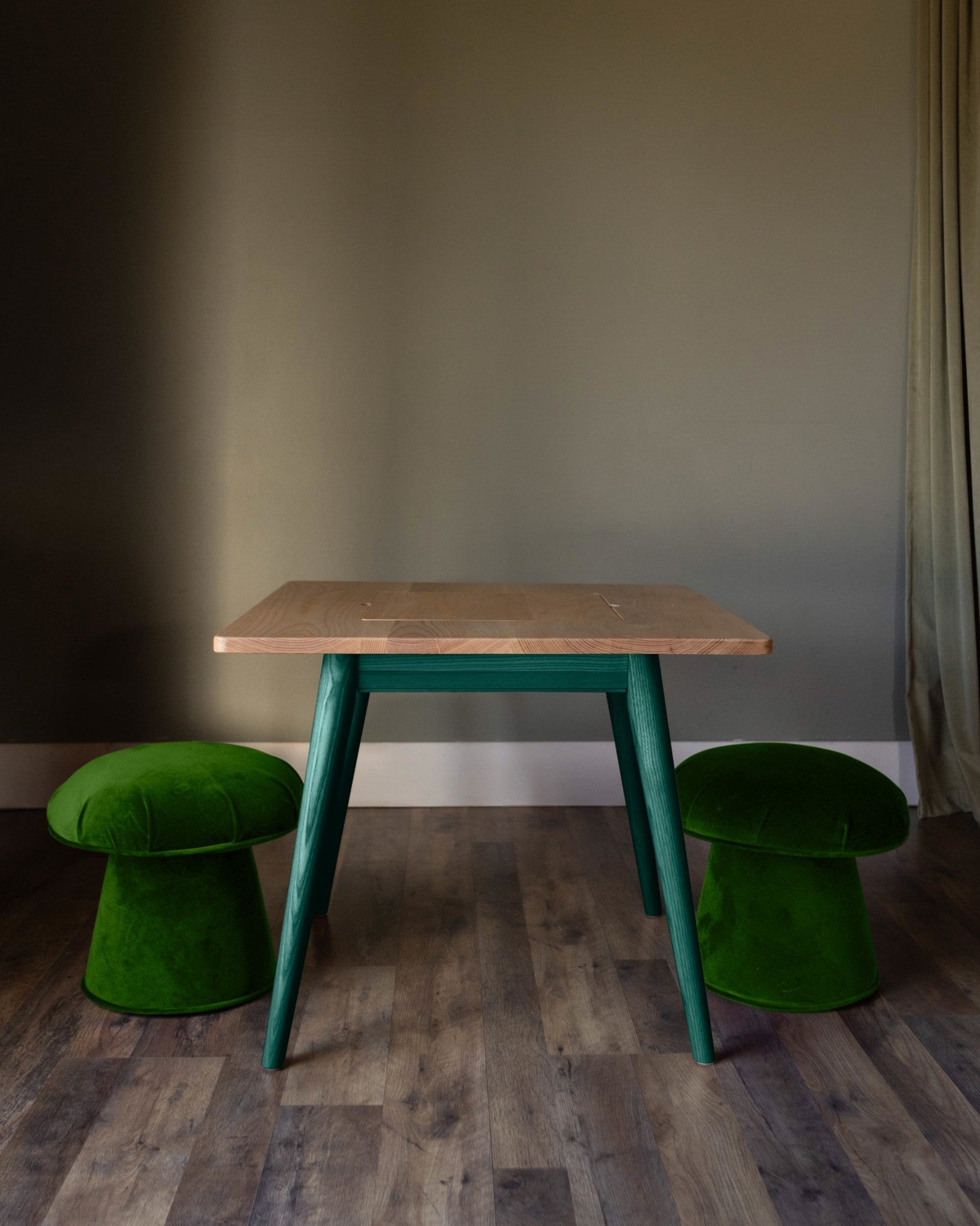 Ruben Children Table - Forest Green