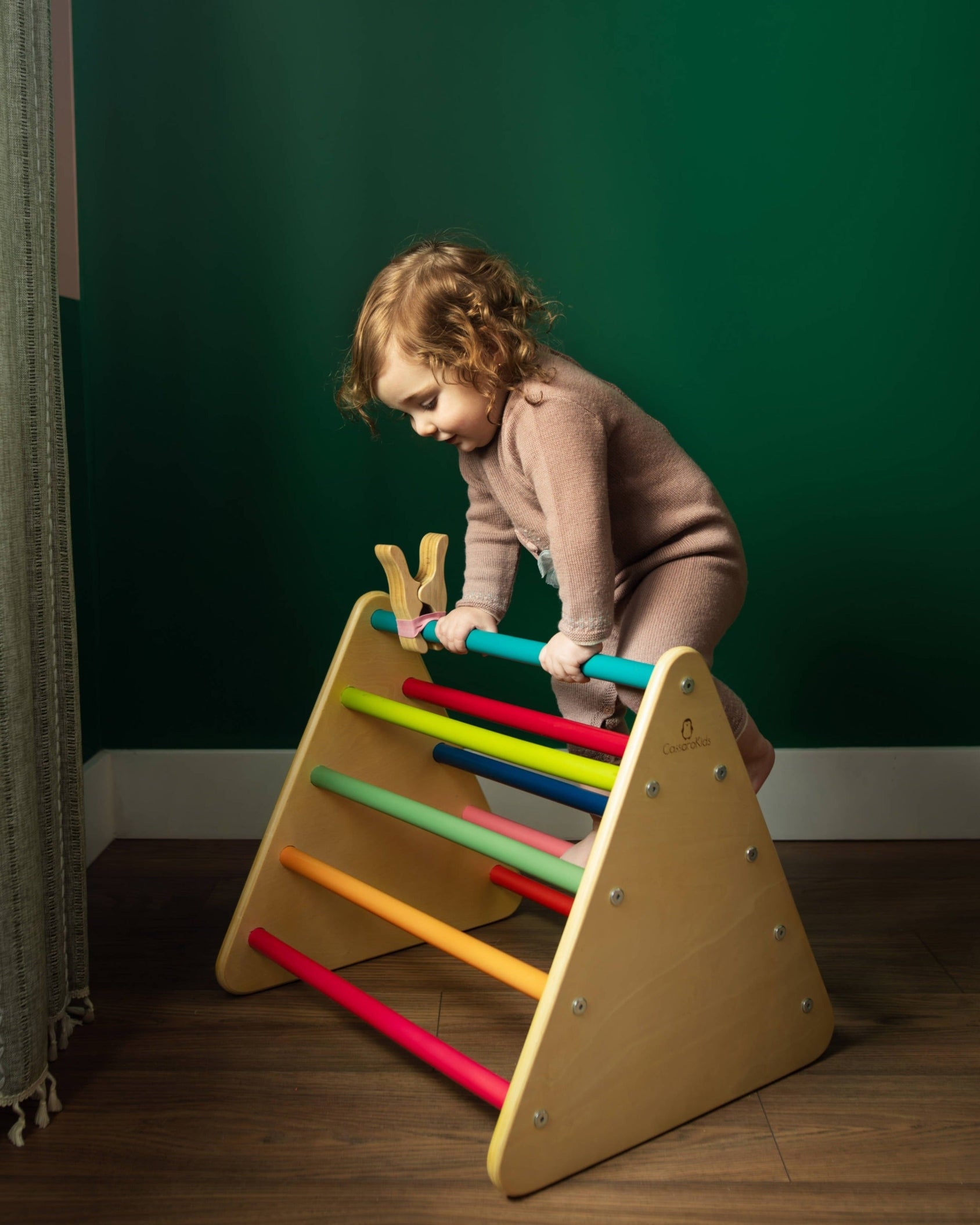 Mini Waldorf Climbing Triangle Rainbow
