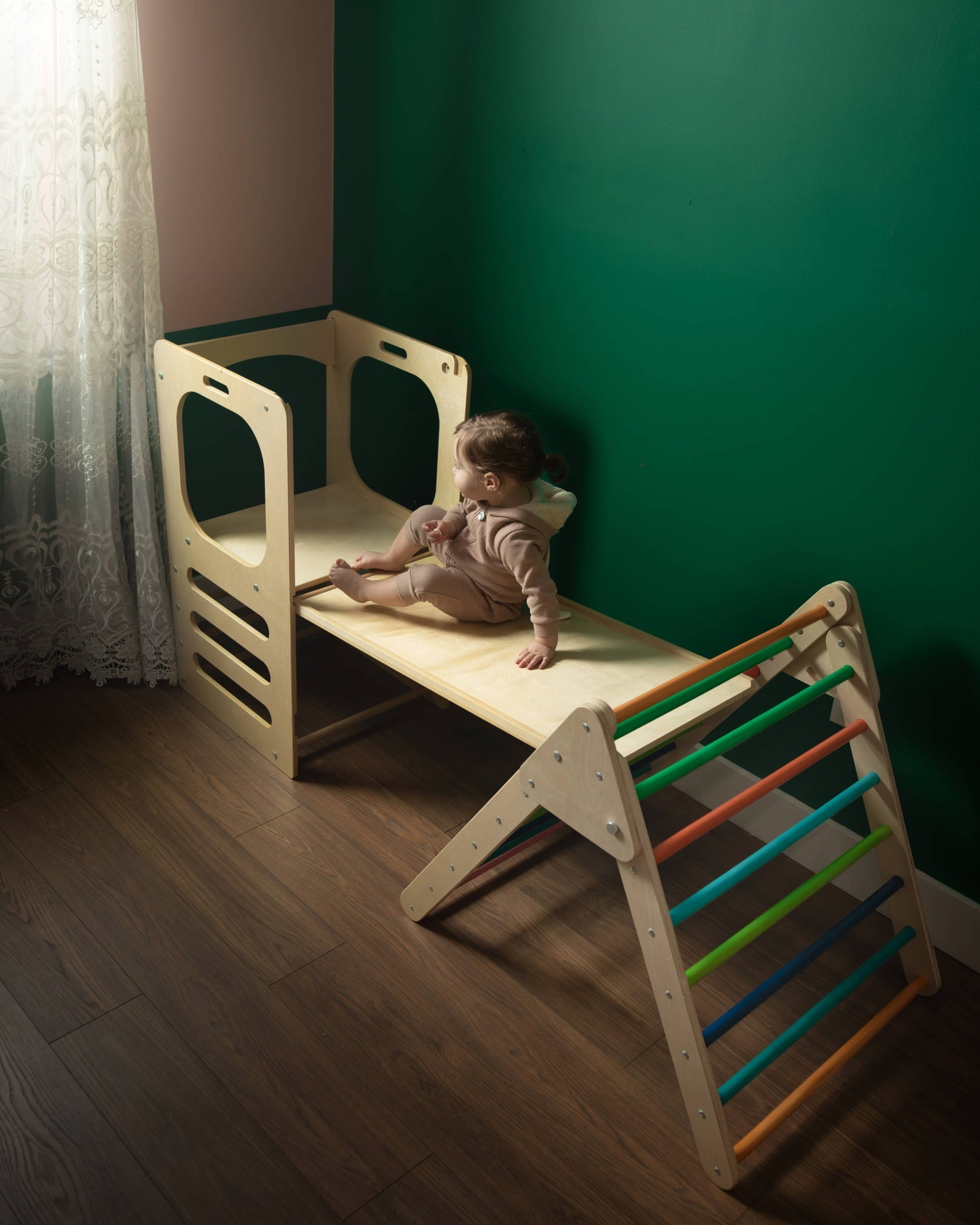 Play Tower with Foldable Triangle