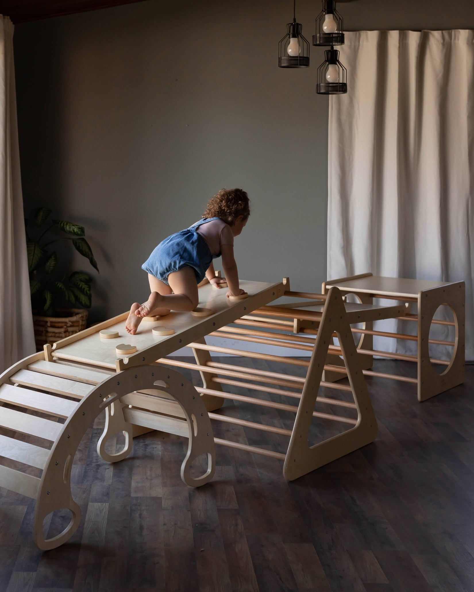 Himalayas Climbing Playset Natural