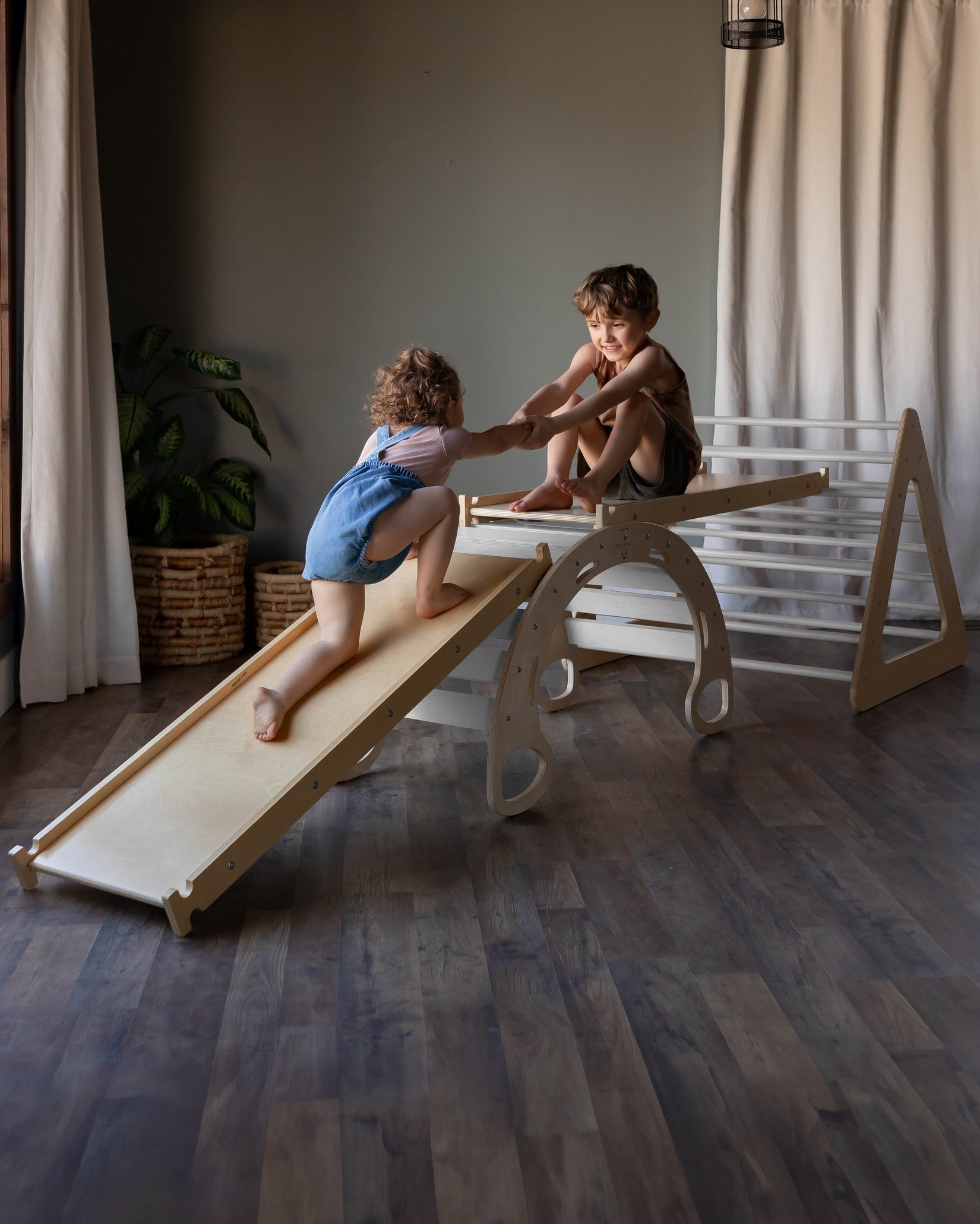 Blue Ridge Climbing Playset White