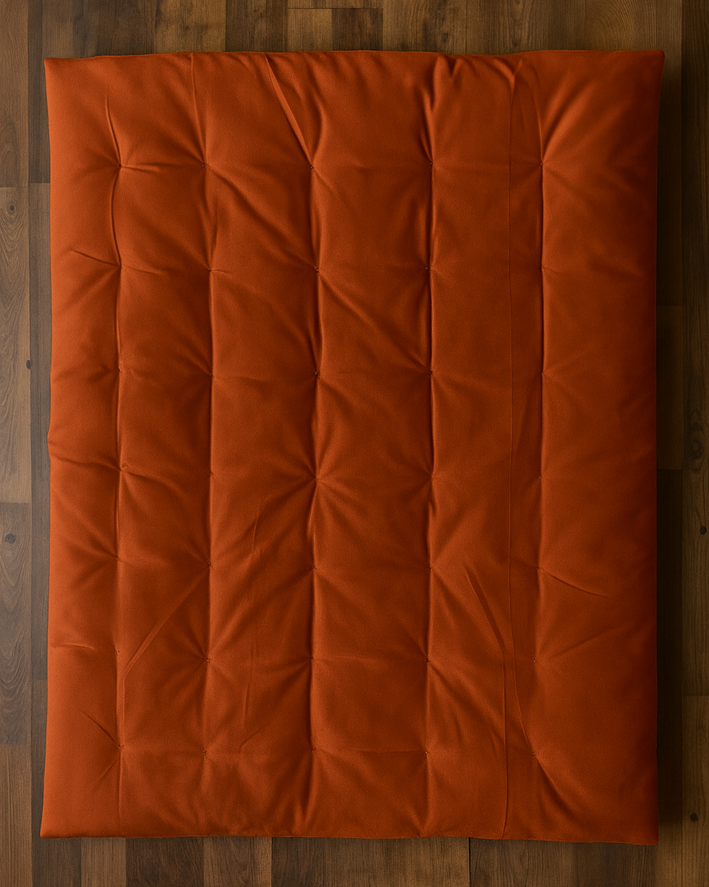 Jumbo Double Sided Tufted Floor Pillow Lime Rust