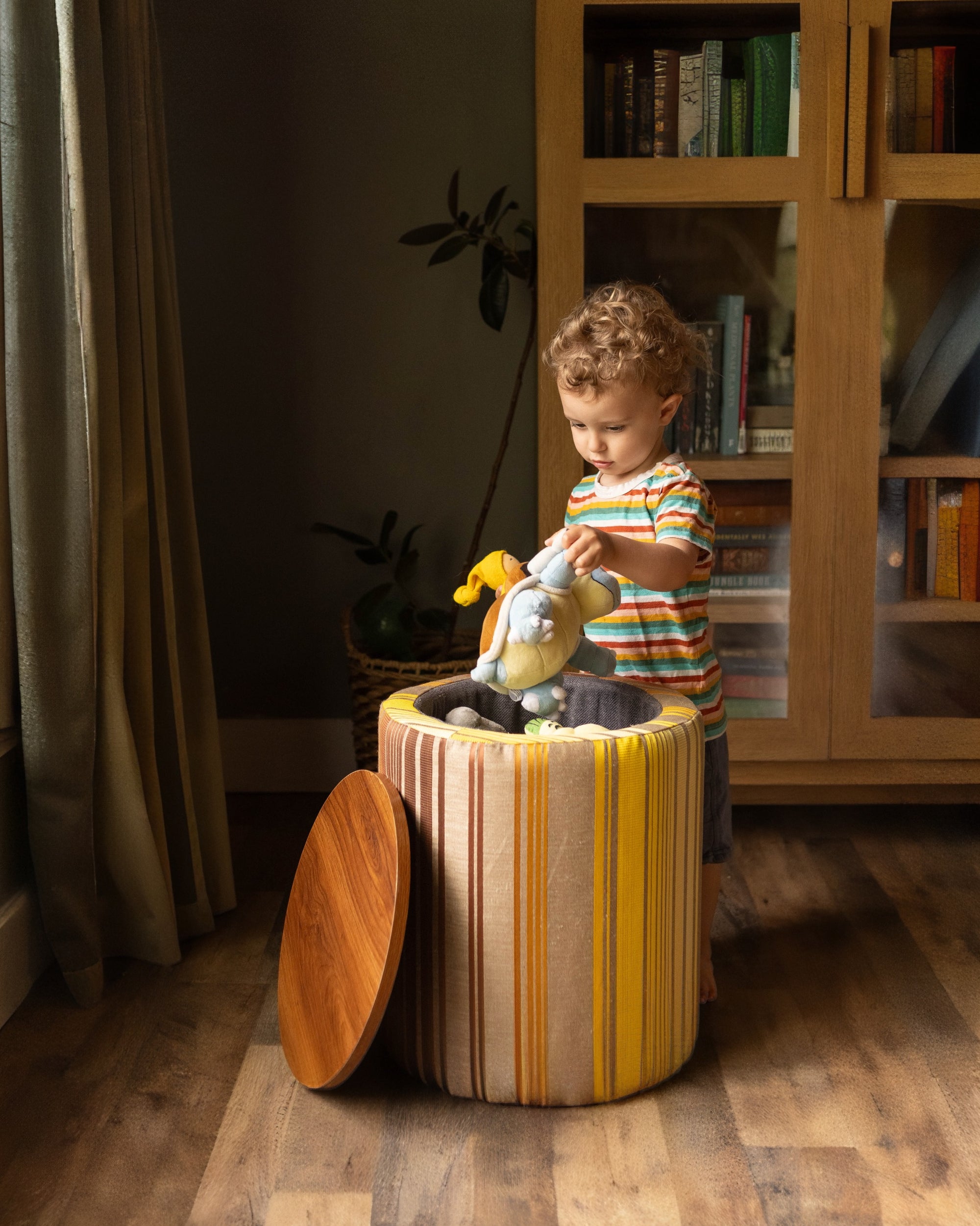Laurent Storage Ottoman - Small
