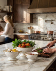 The Heritage Enamelware Nesting Colanders