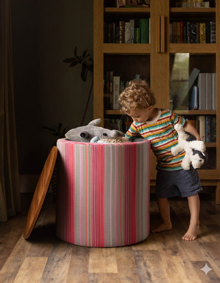 Laurent Storage Ottoman - Large