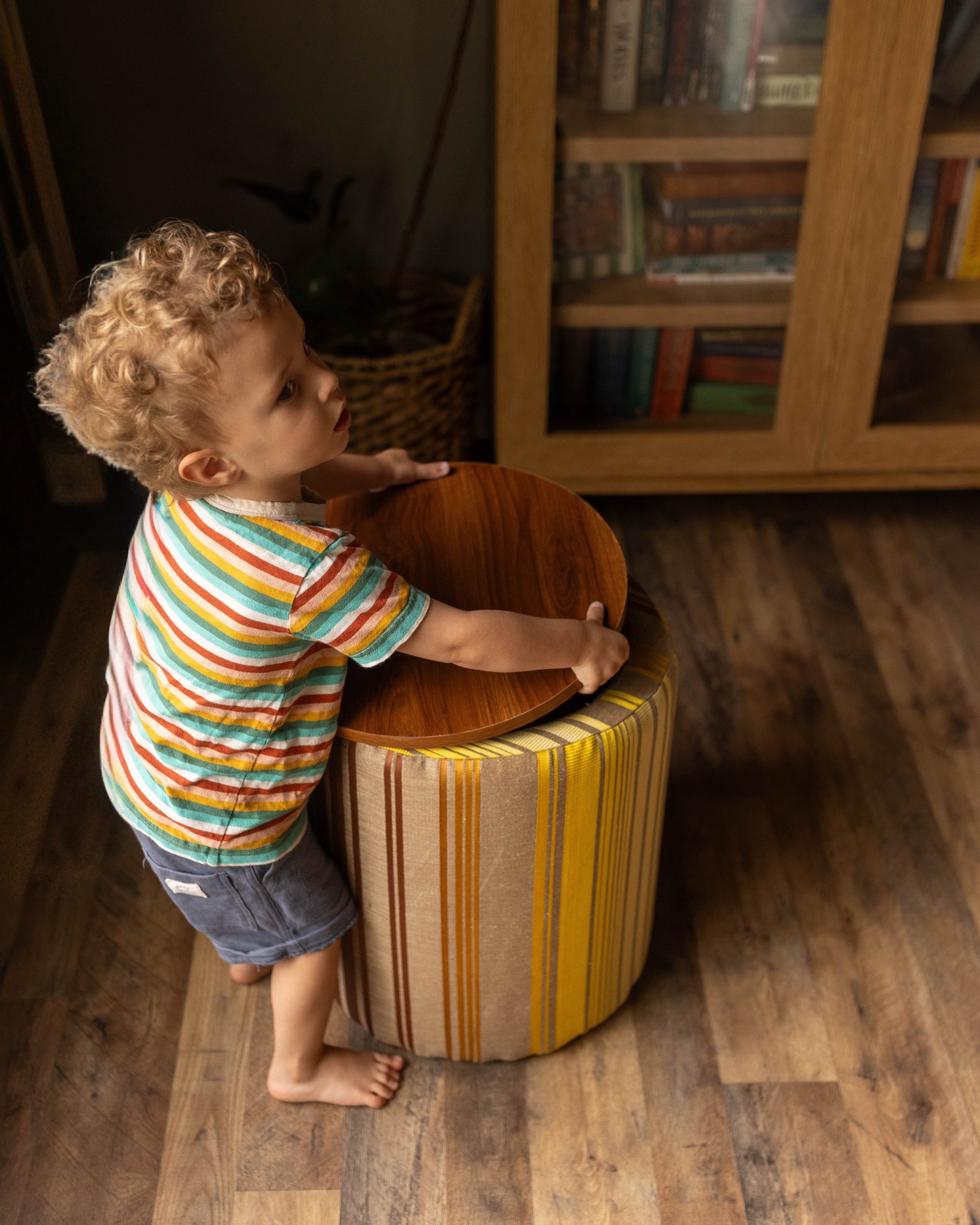 Laurent Storage Ottoman - Small