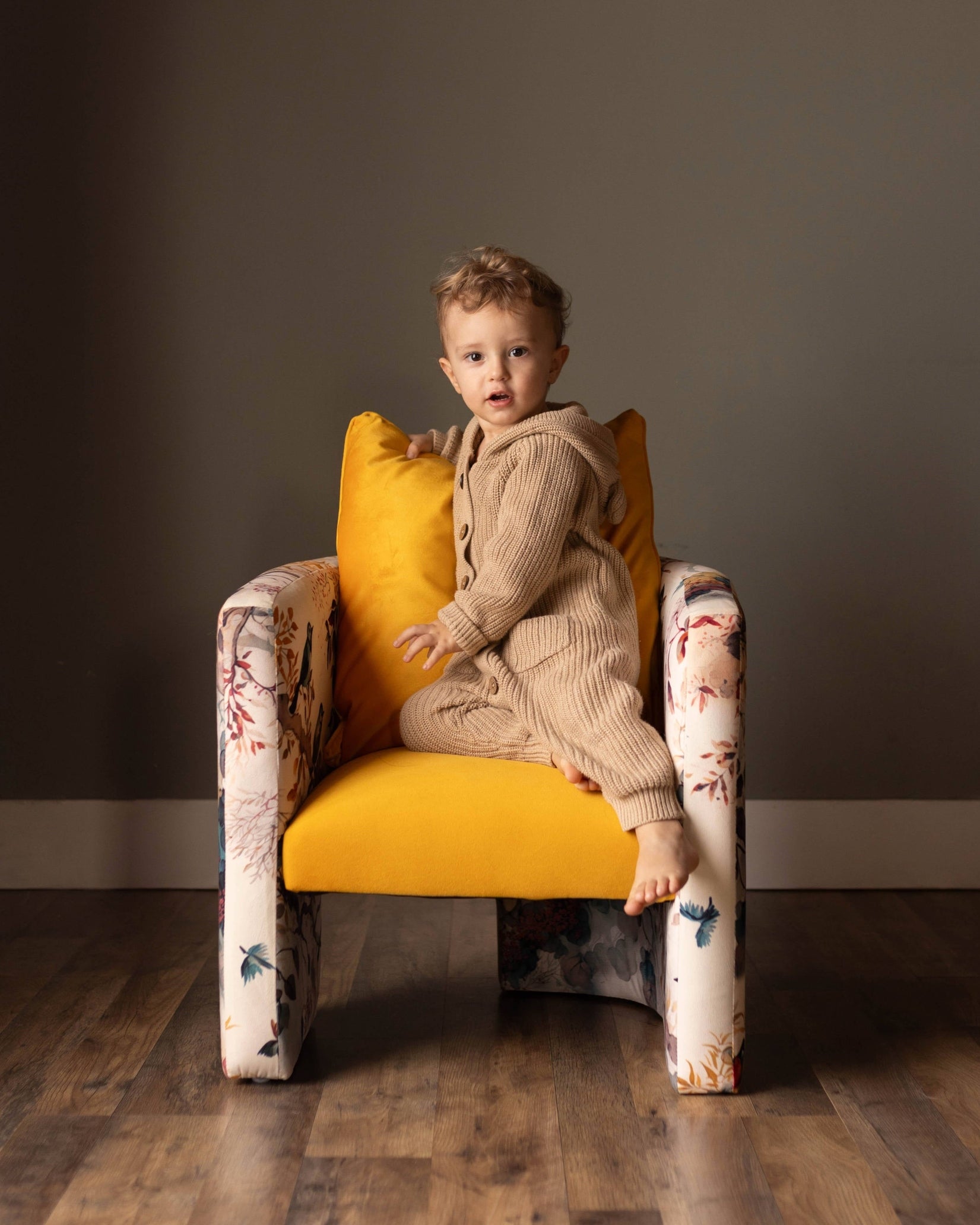 Double Sided Velvet Pillow Marigold/Rust