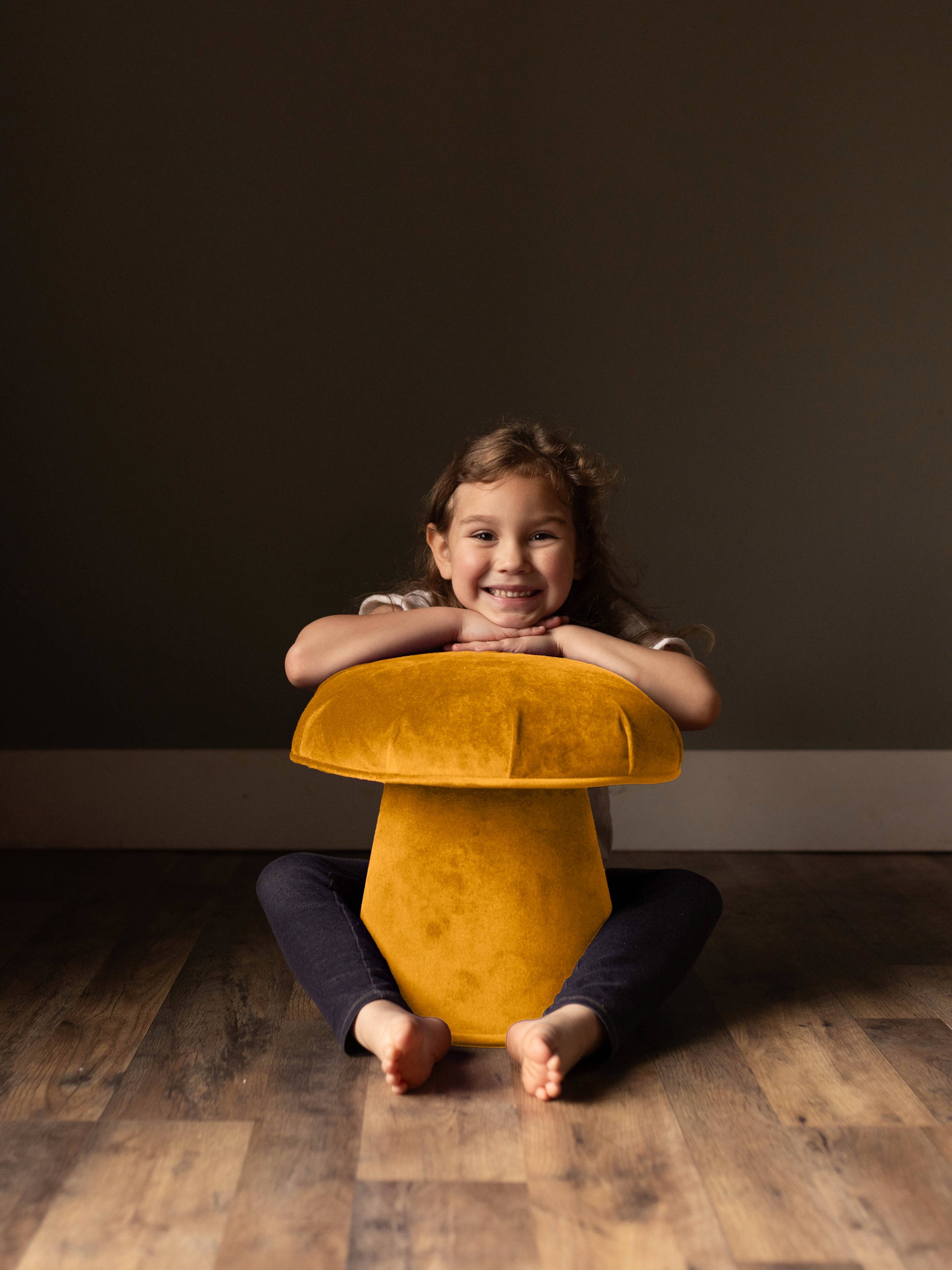 Small Mushroom Stool - Marigold