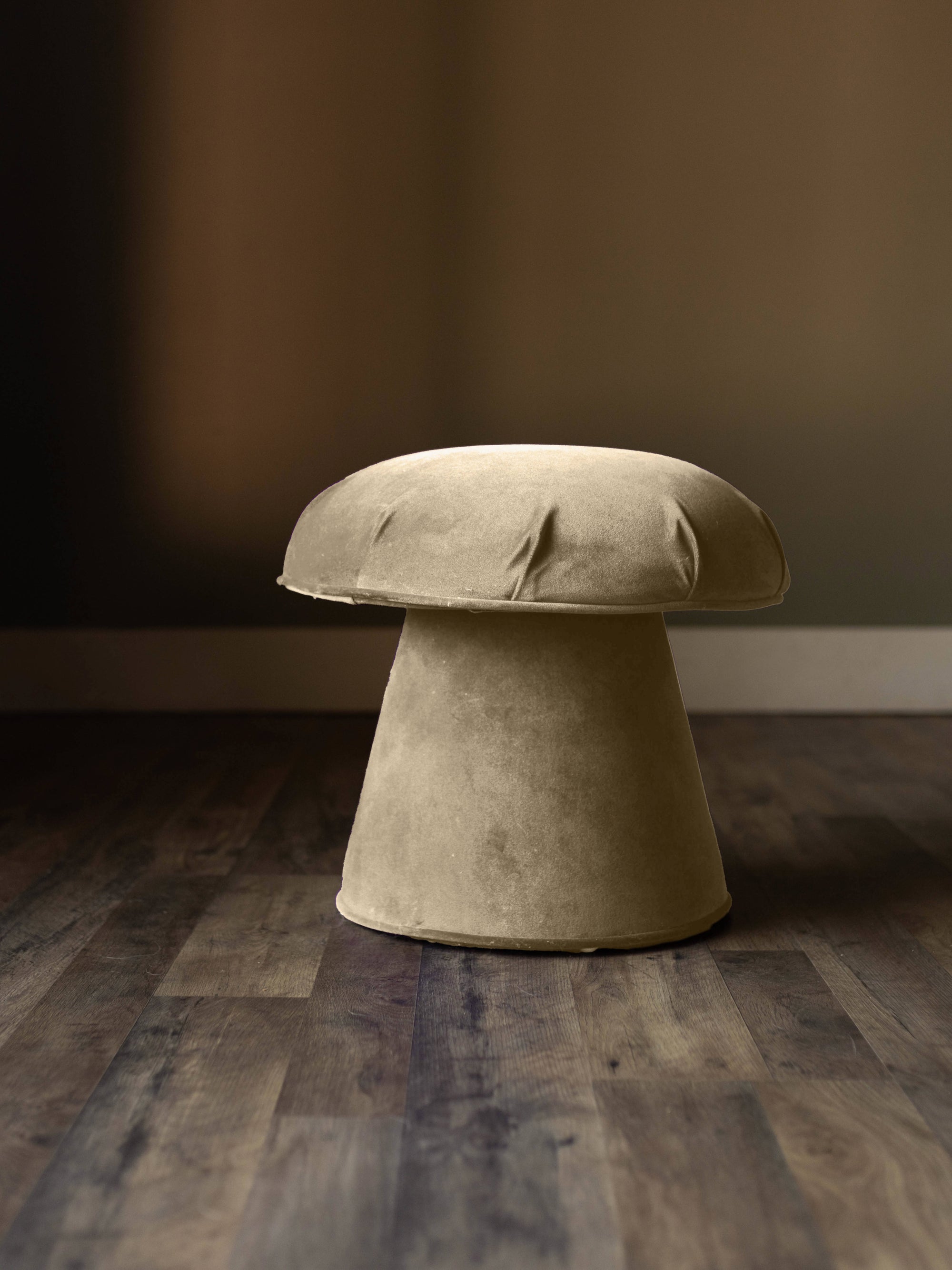 Small Mushroom Stool - Camel