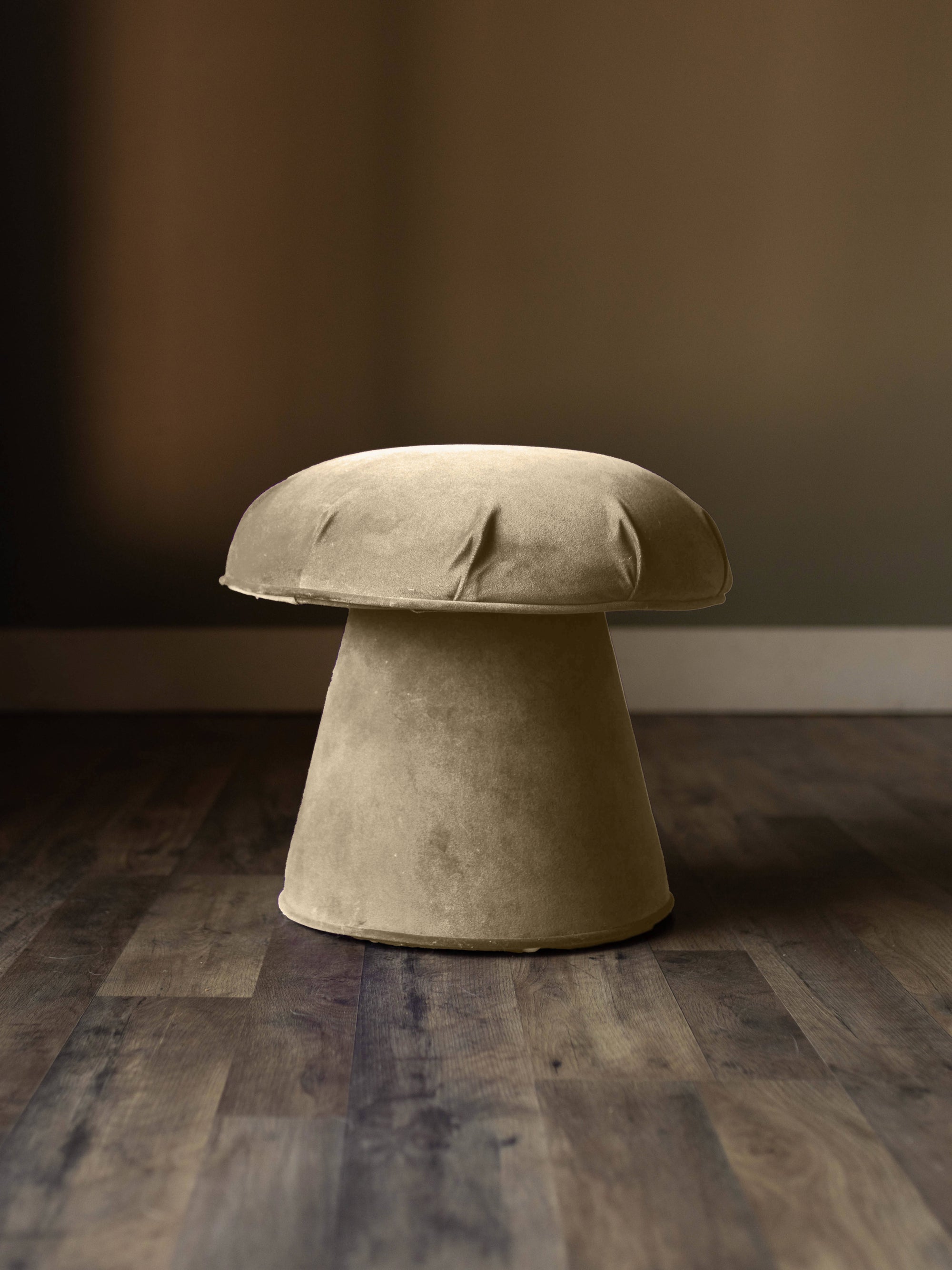 Large Mushroom Stool - Camel