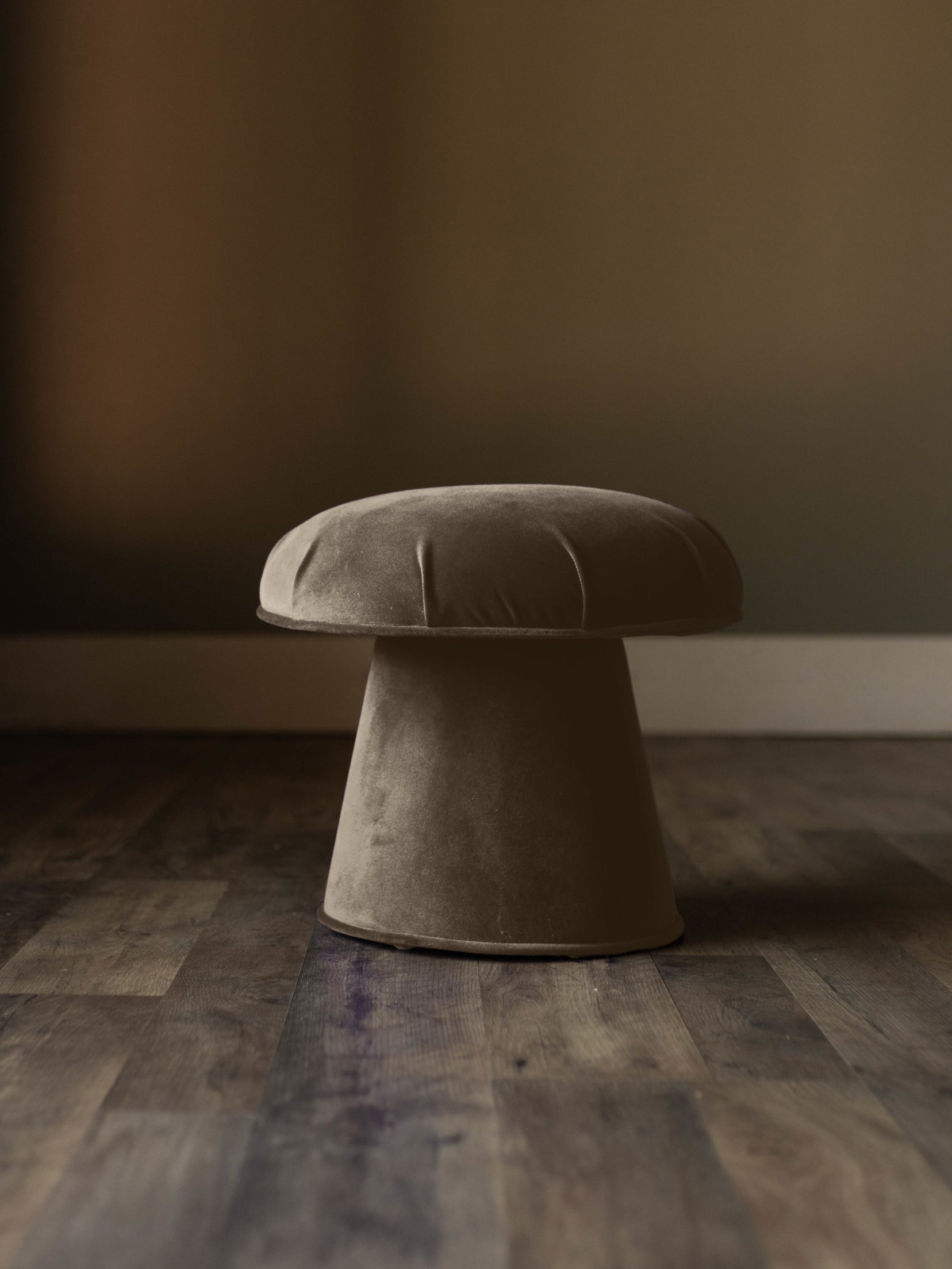 Small Velvet Mushroom Stool