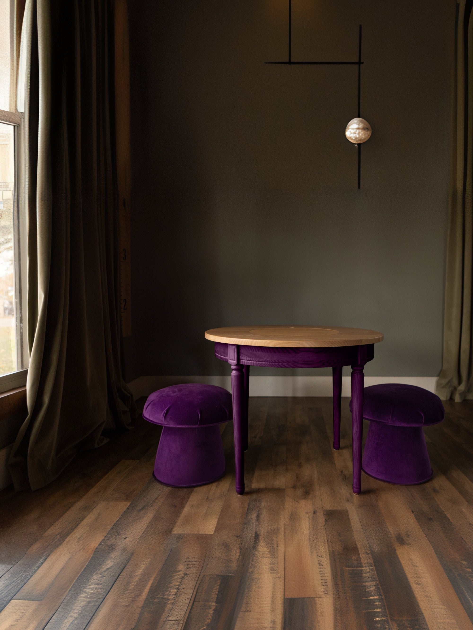 Genevieve Play Table &amp; Mushroom Stools