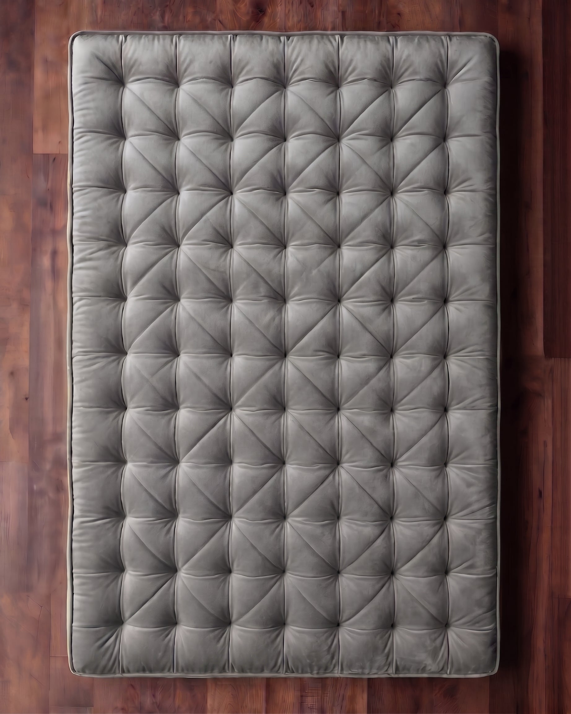 The Atelier Tufted Velvet Floor Pillow (30" × 50")