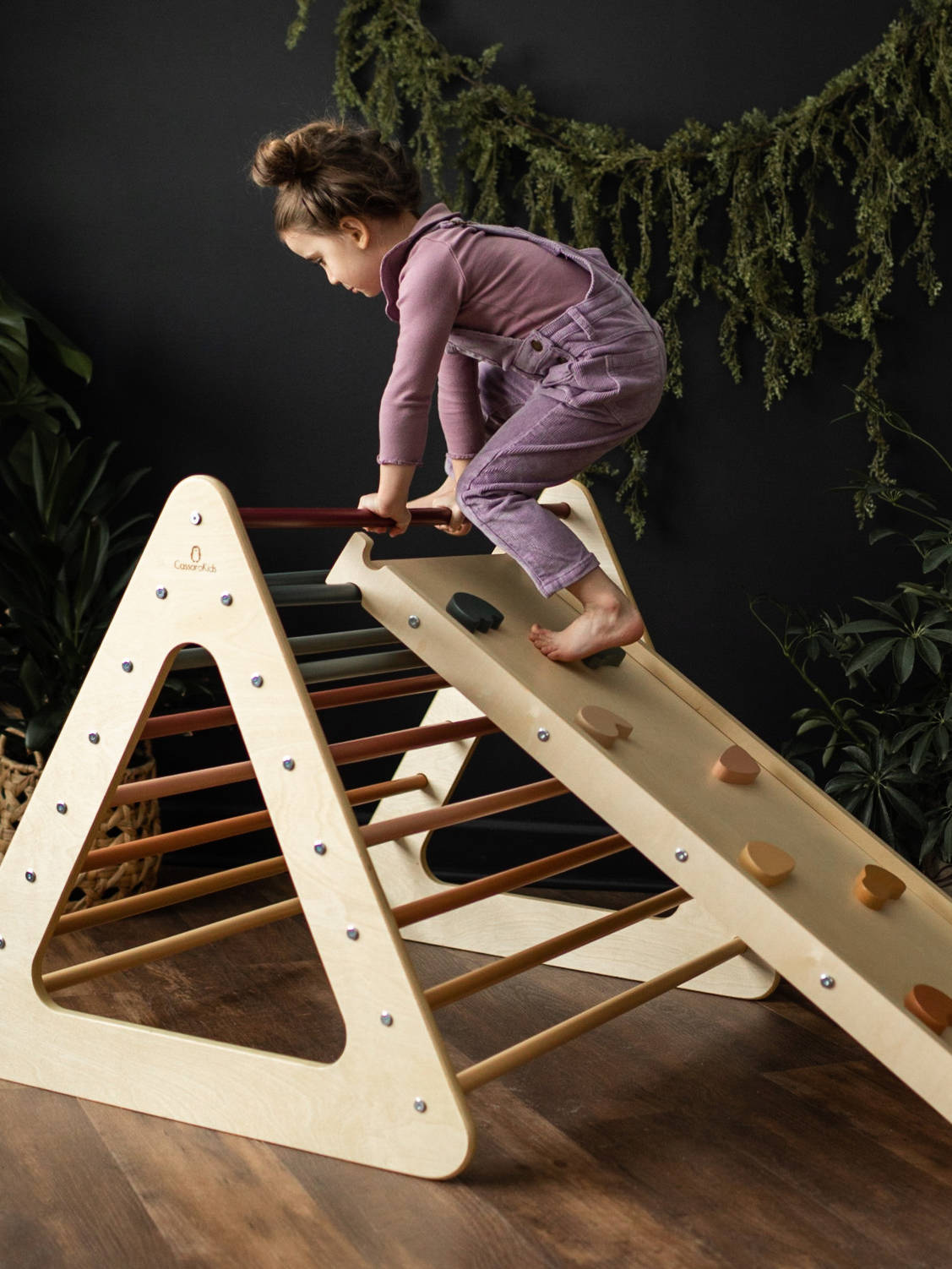 Jumbo Climbing Triangle &amp; Ramp Earth Tone