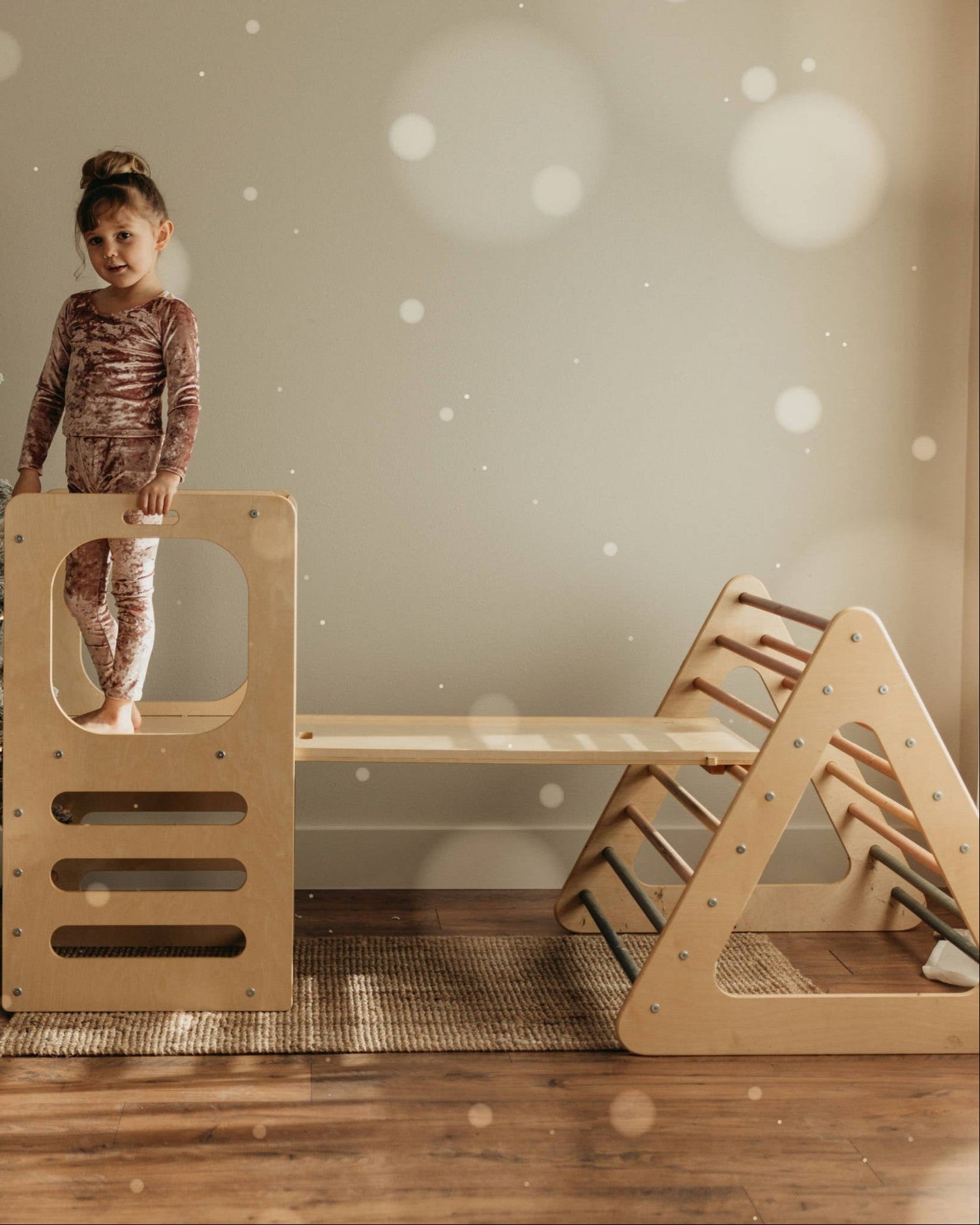 Play Tower with Climbing Triangle
