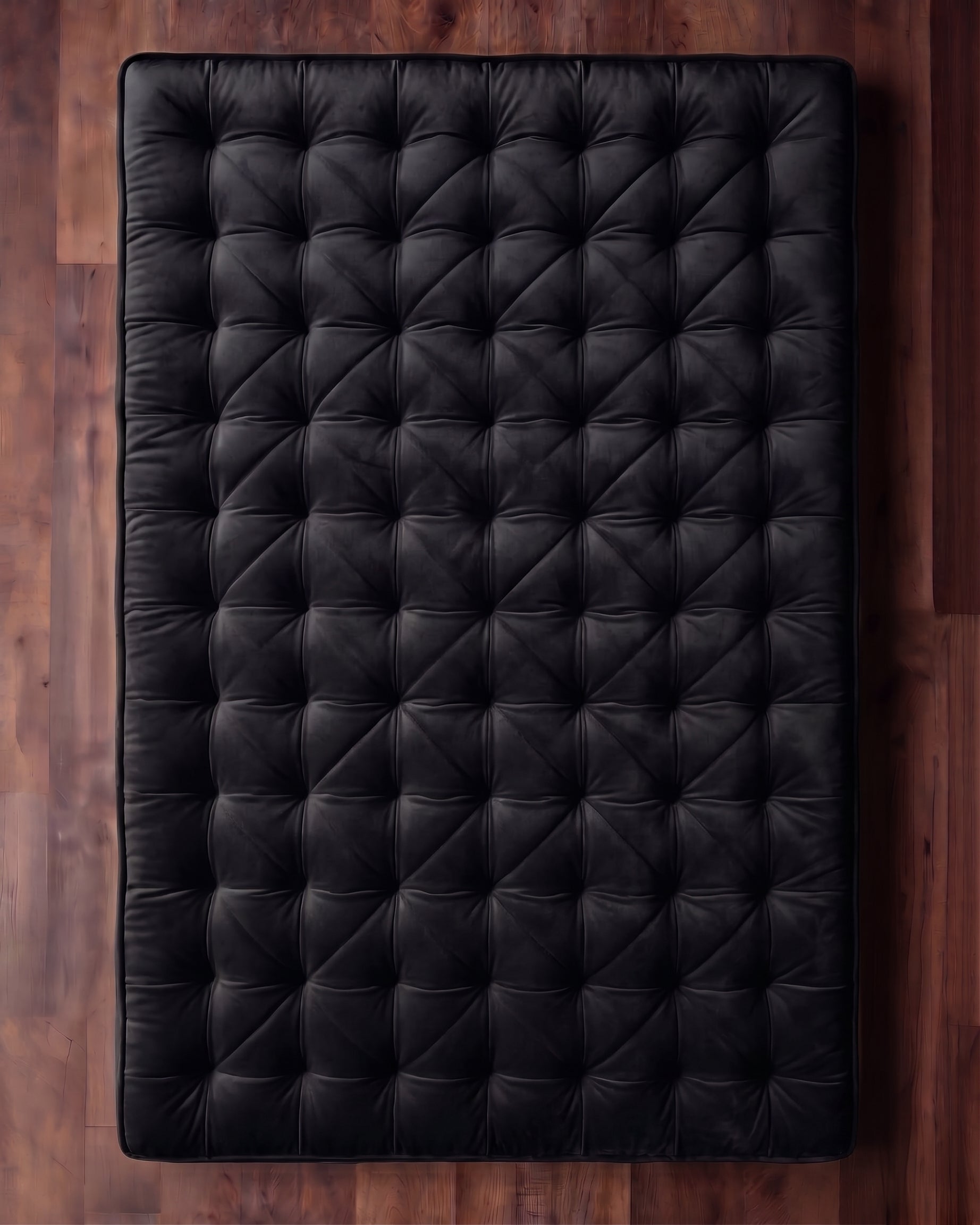 The Atelier Tufted Velvet Daybed Cushion (40" × 60")