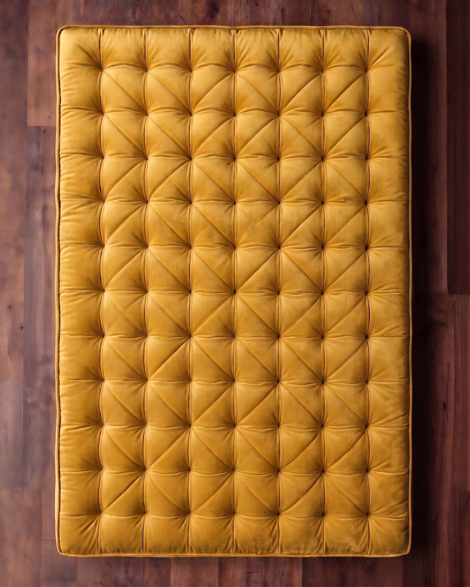 The Atelier Tufted Velvet Daybed Cushion (40" × 60")
