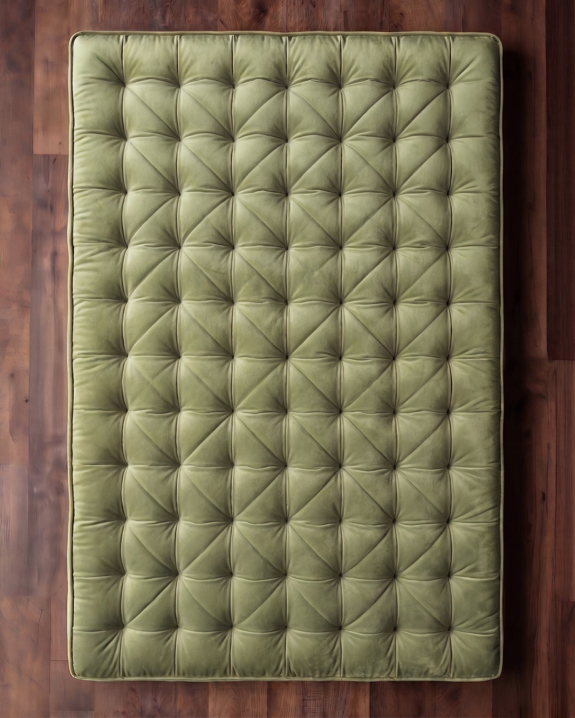 The Atelier Tufted Velvet Floor Pillow (30" × 50")