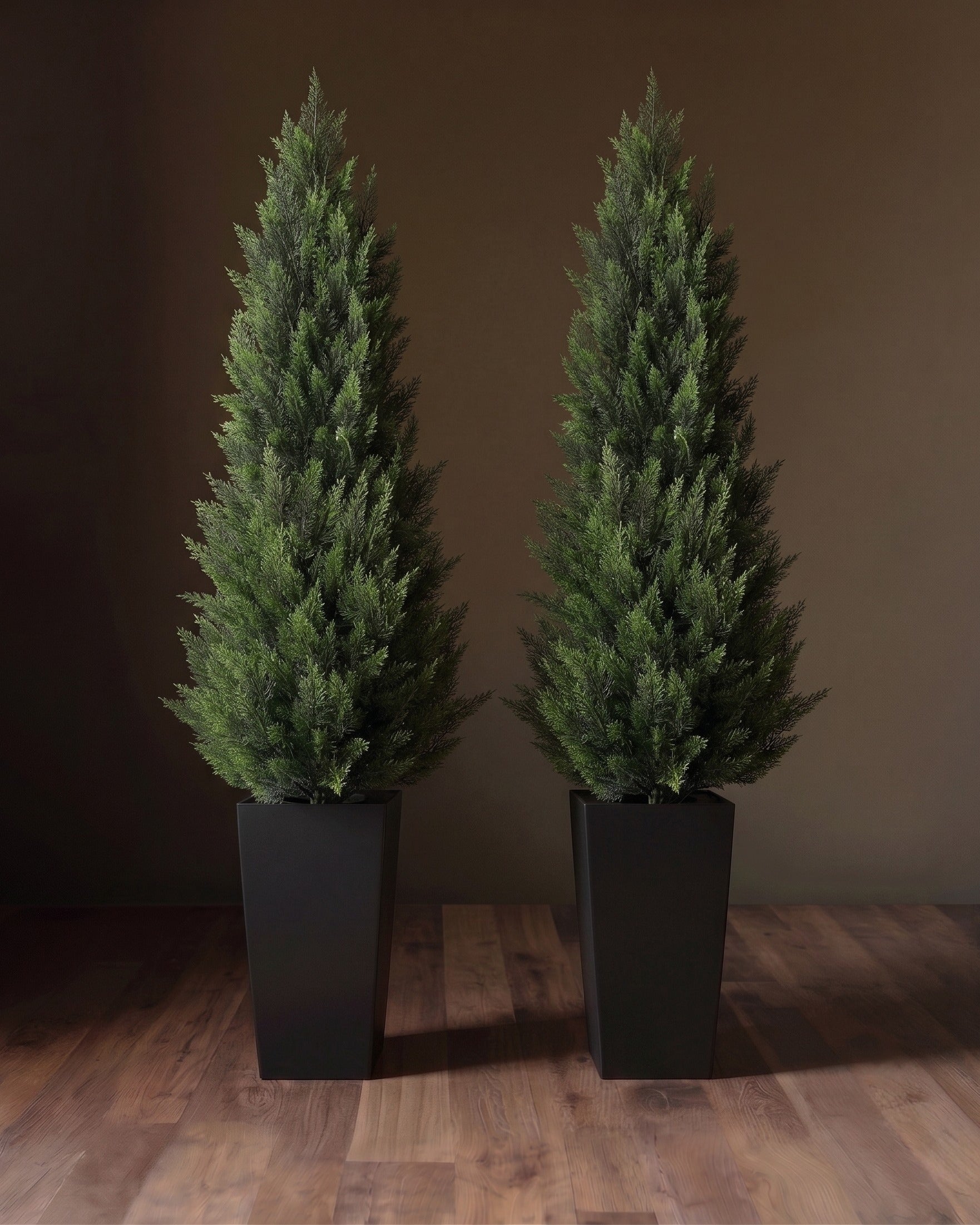 The Veranda Cedar Pair – Architectural Faux Topiaries - Set of 2