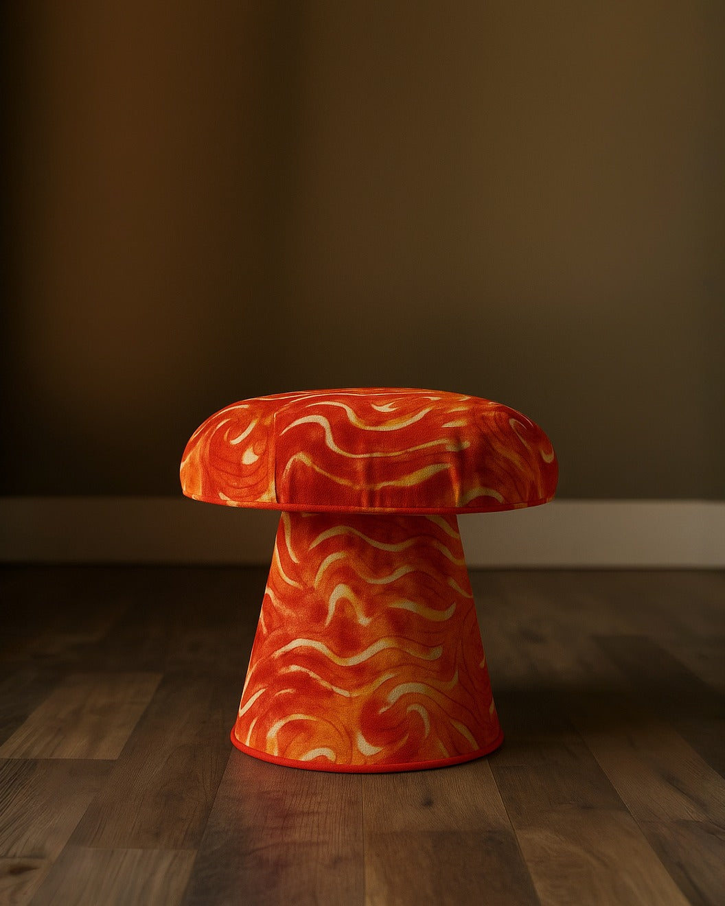 Suminagashi Mushroom Stool