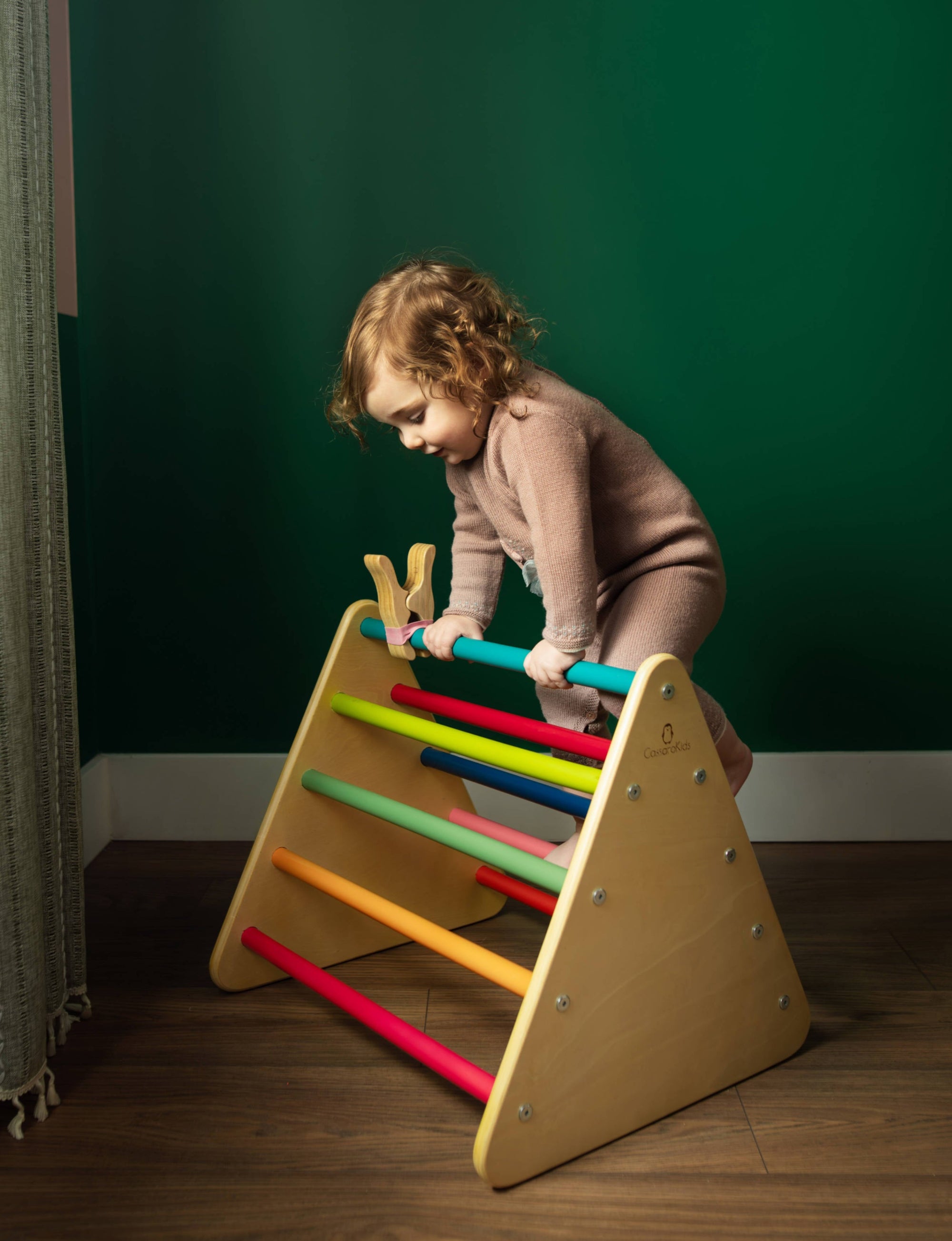 Mini Waldorf Climbing Triangle Rainbow