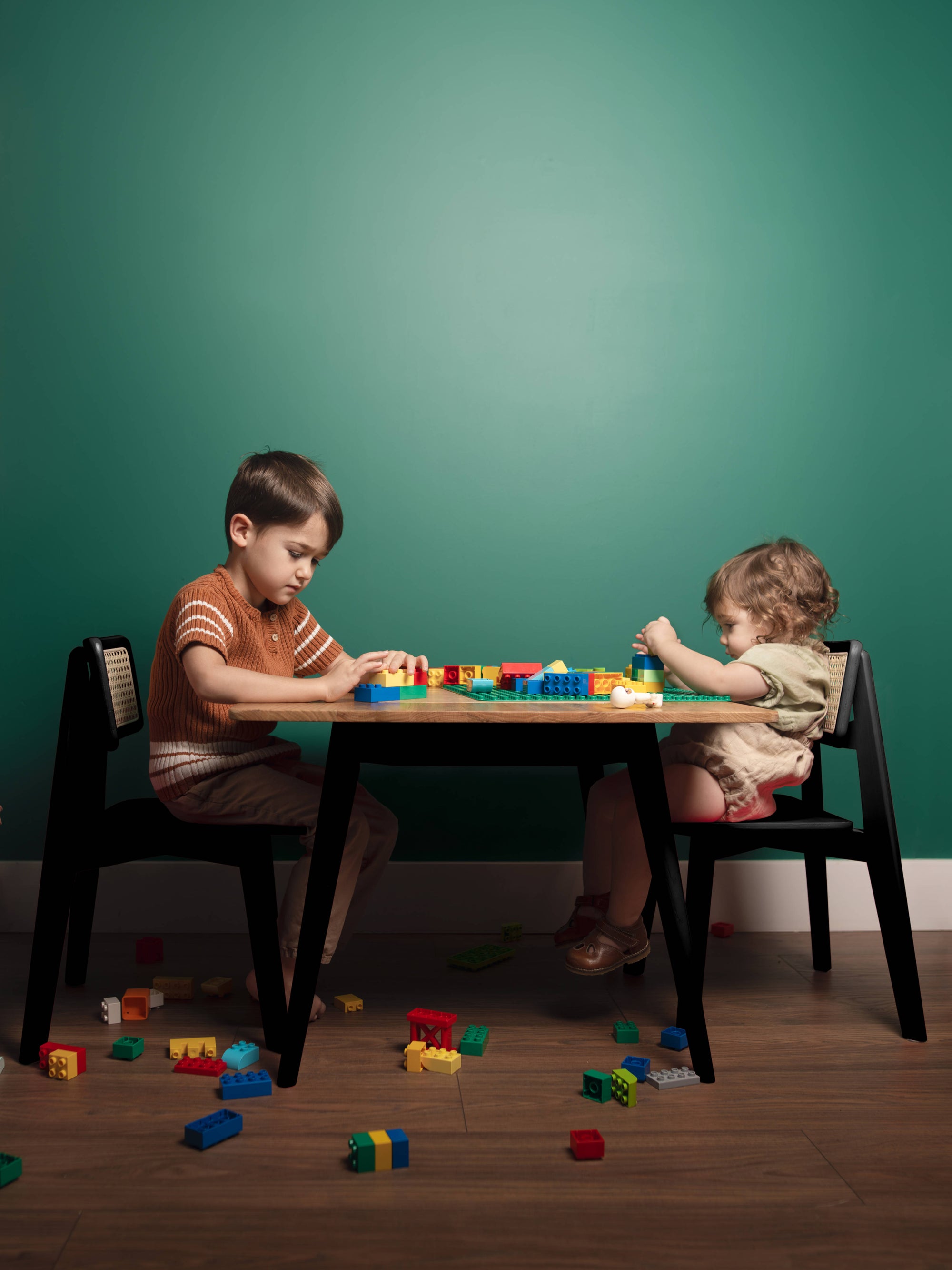 Ruben Play Table &amp; Chairs Black