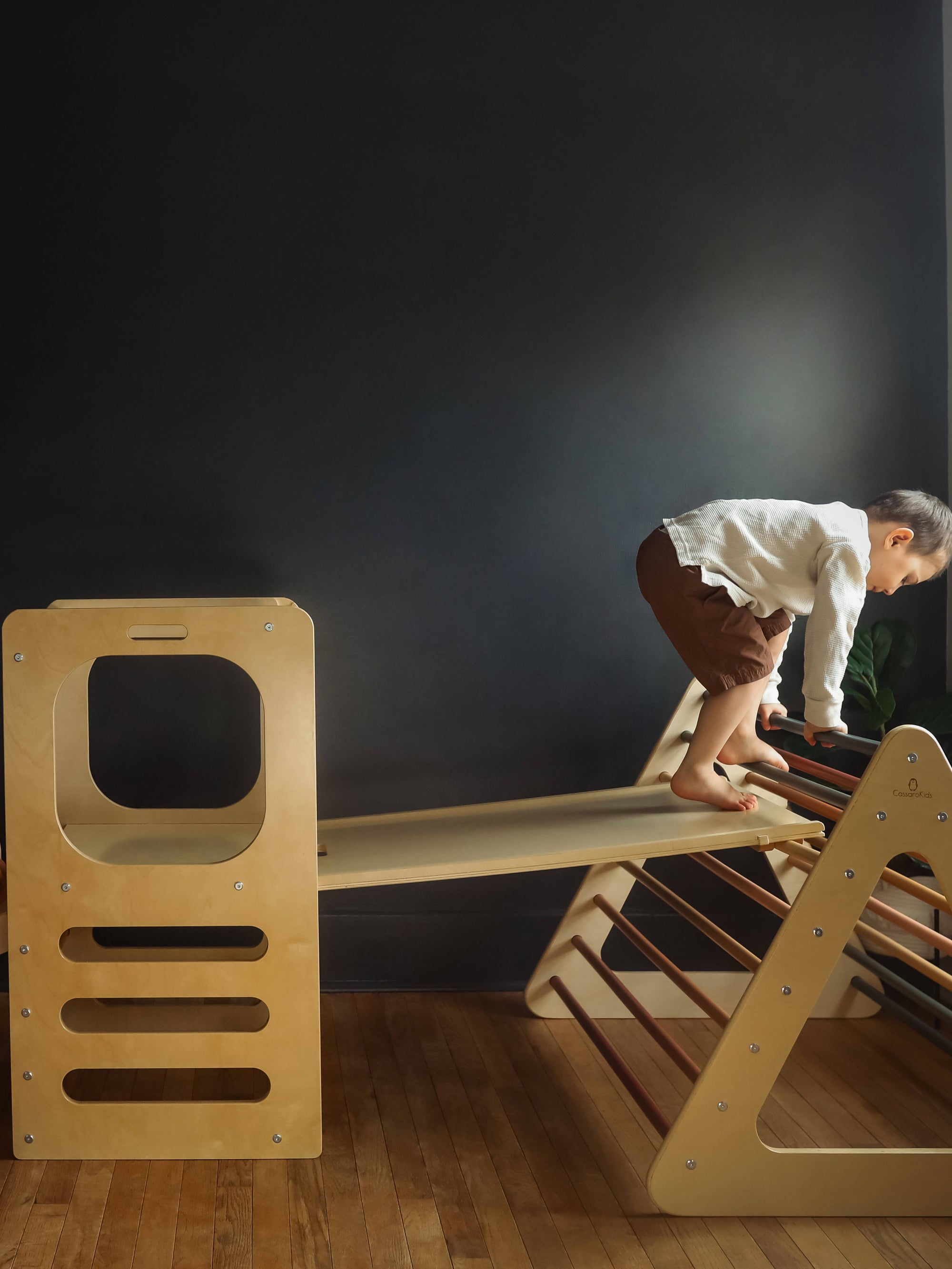 Play Tower with Climbing Triangle