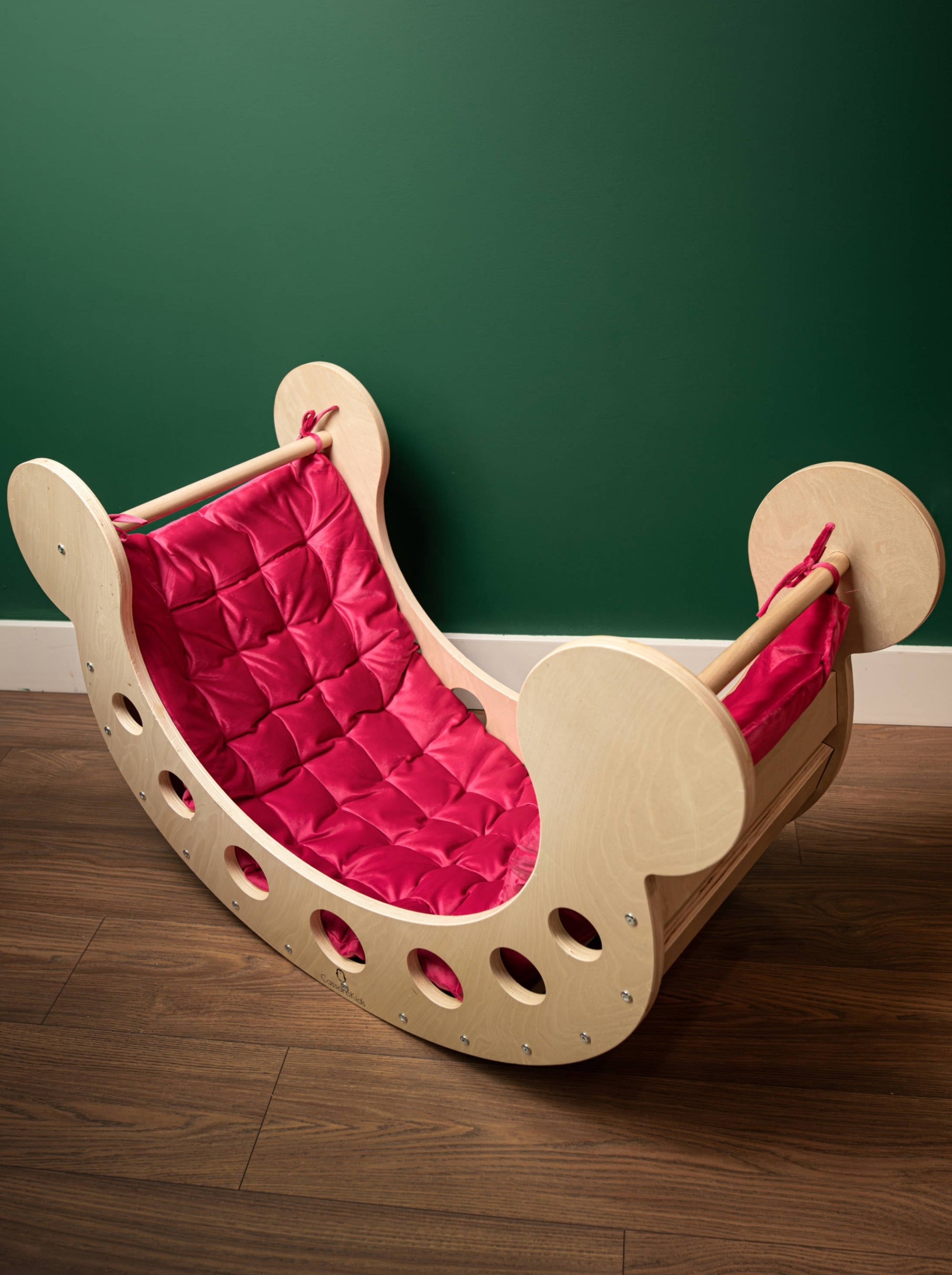 Pillow for Jumbo Waldorf Rocker with Rods Fuchsia