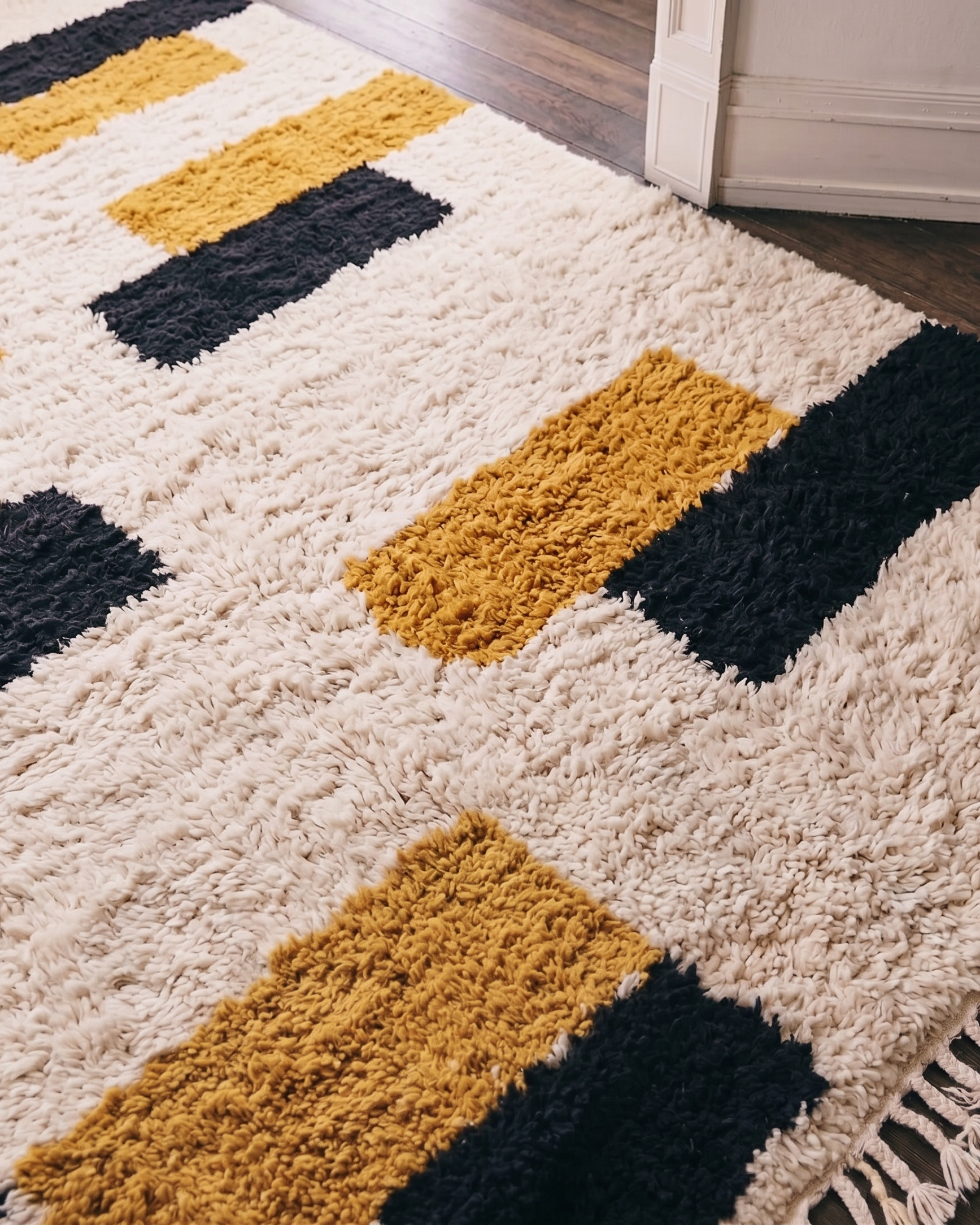 The Elodie Wool Rug: An Intersection of Modern Mosaic and Artisanal Form