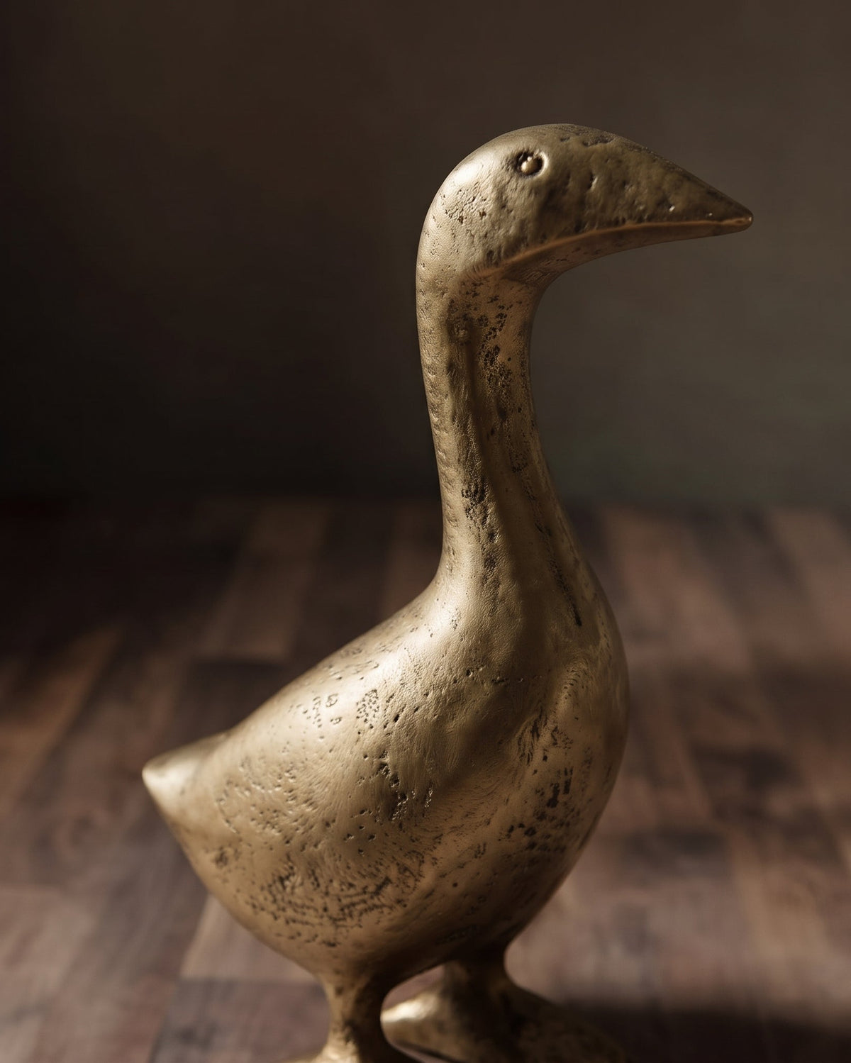 The Alistair Cast Brass Goose