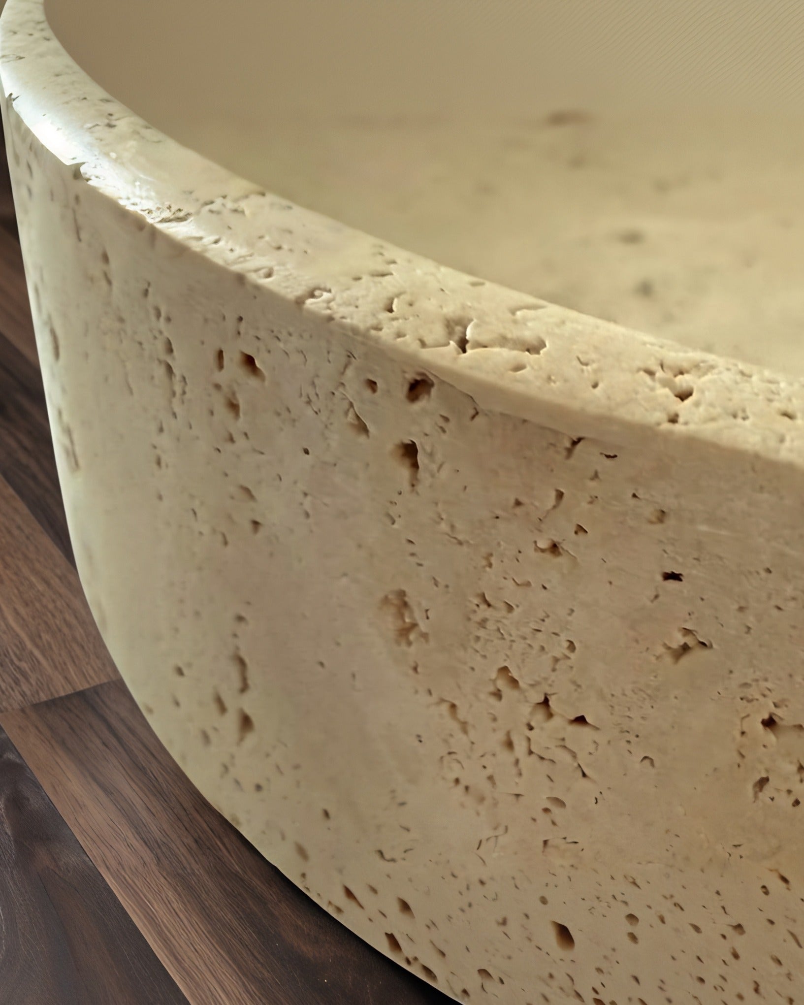 The Vespera Travertine Bowl