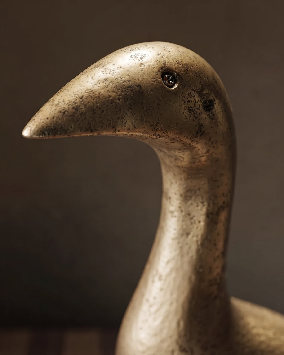The Alistair Cast Brass Goose