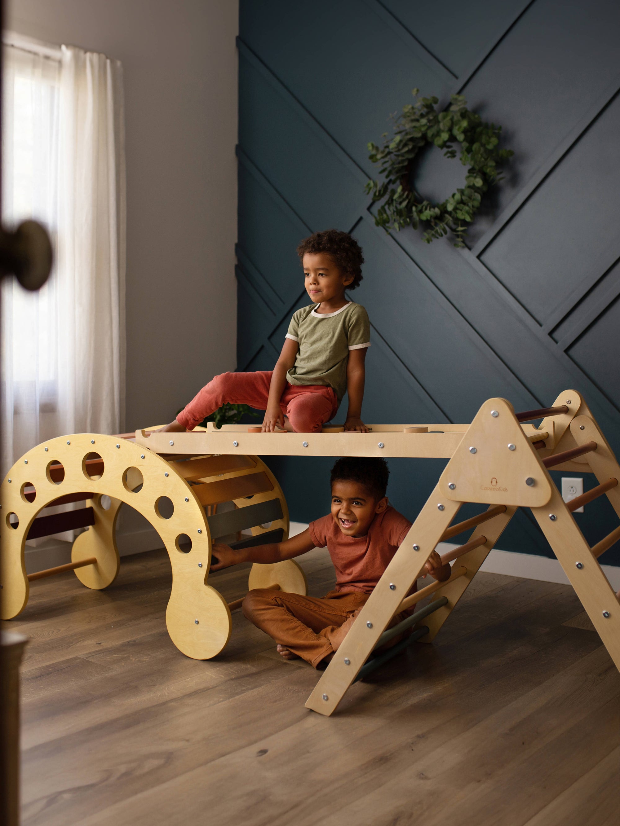 Denali Large Climbing Playset Natural