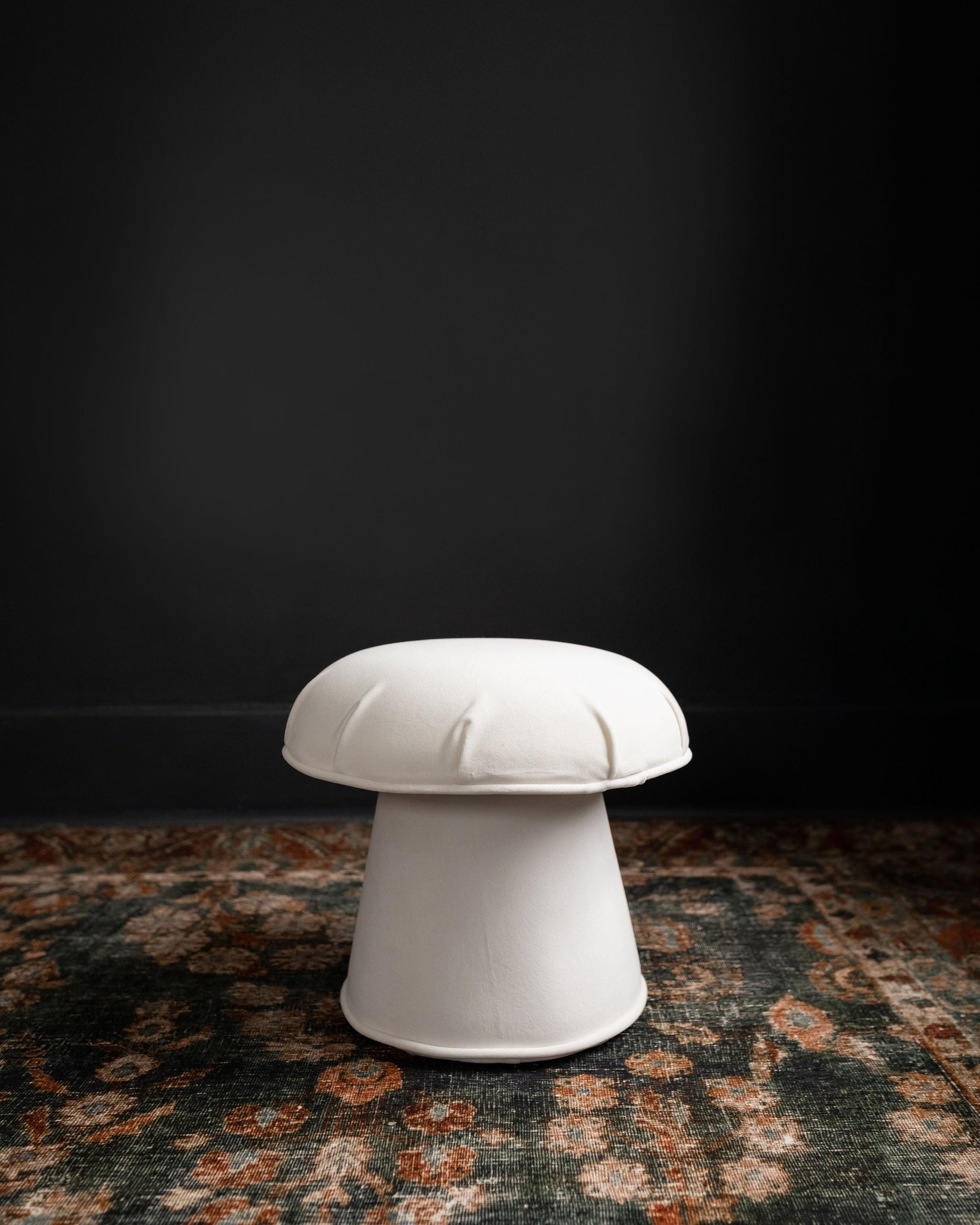 Small Mushroom Stool - Ivory