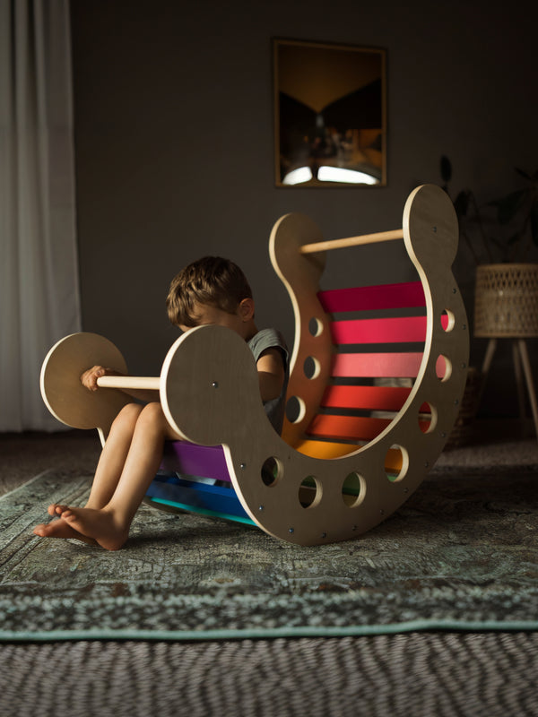 Jumbo Waldorf Rocker with Rods