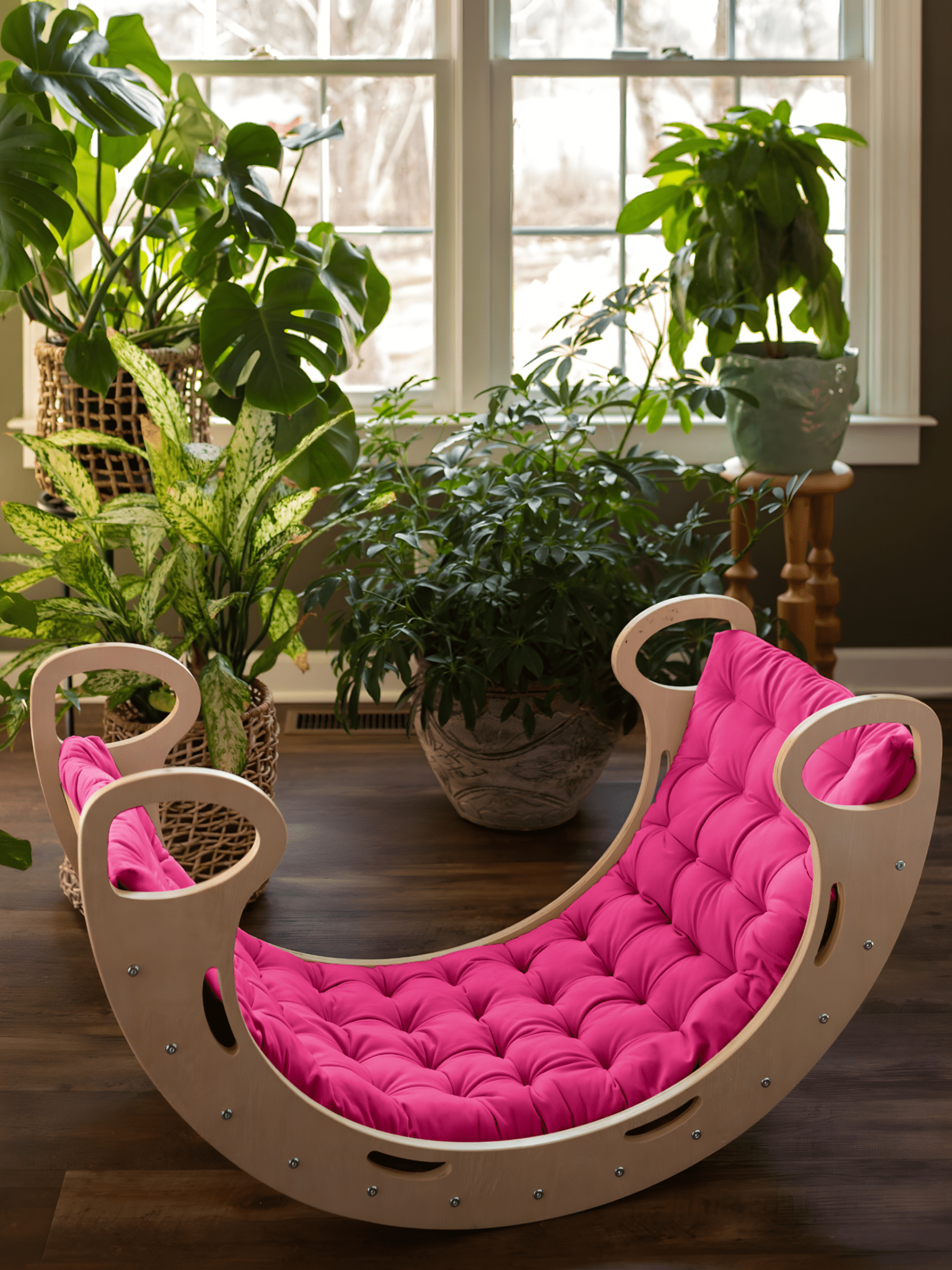 Pillow for Jumbo Waldorf Rocker Fuchsia