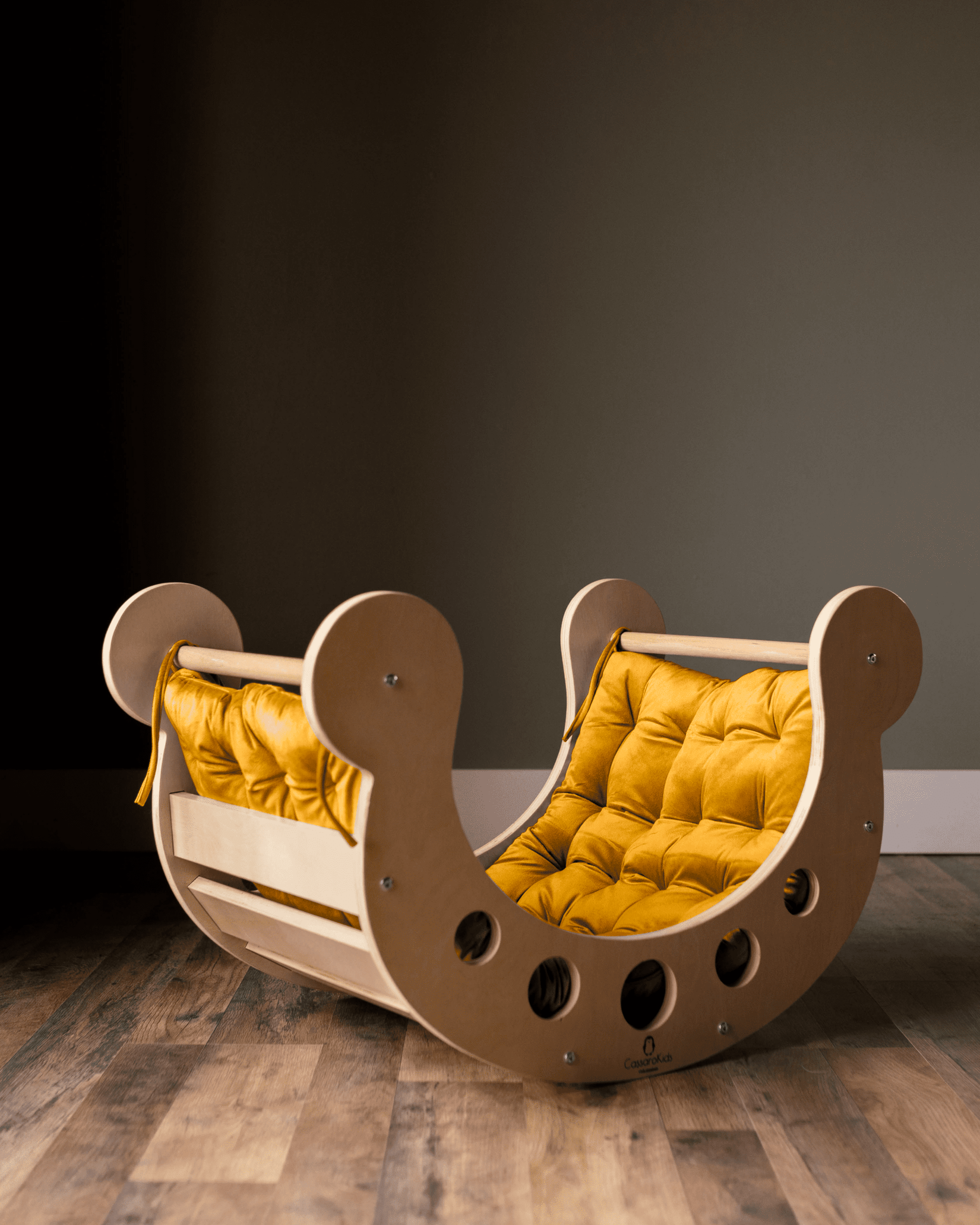 Large Waldorf Rocker with Rods