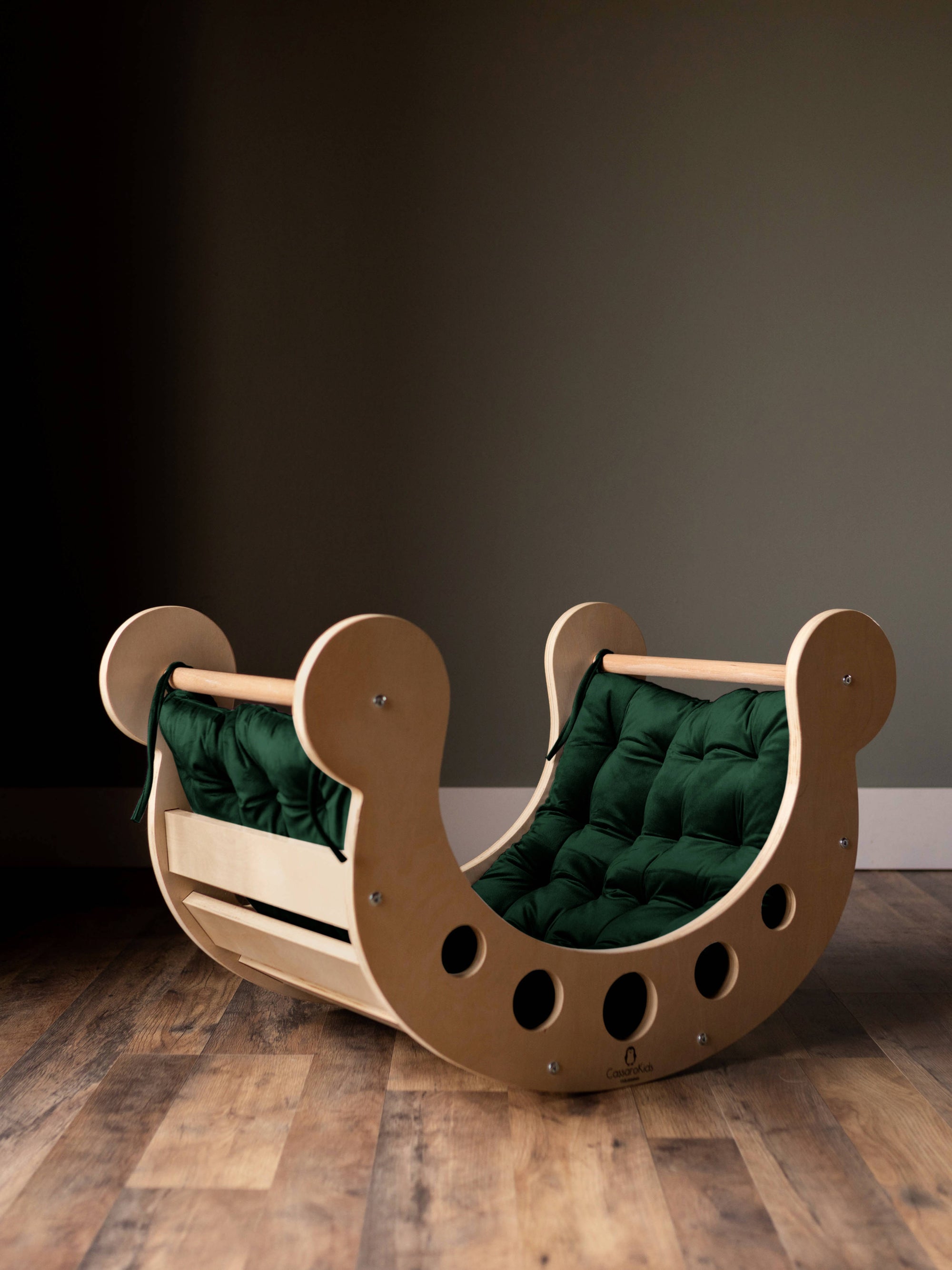 Pillow for Waldorf Rocker with Rods Forest Green