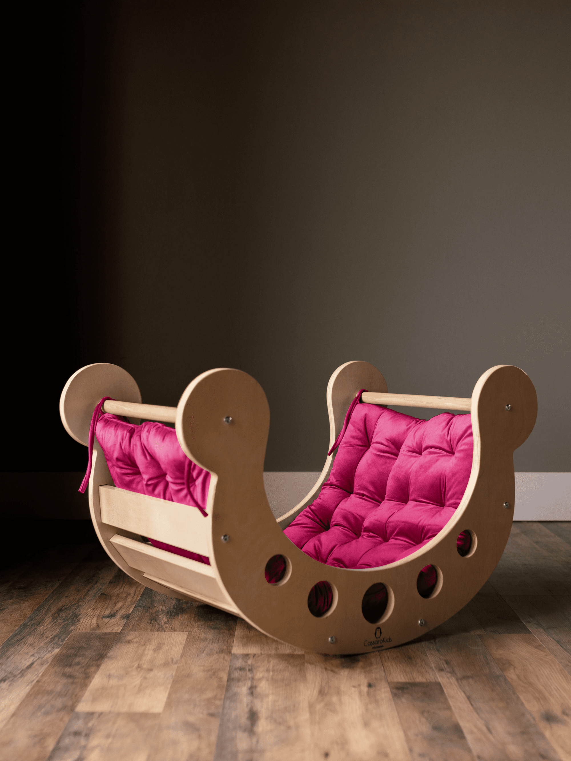 Pillow for Waldorf Rocker with Rods Fuchsia