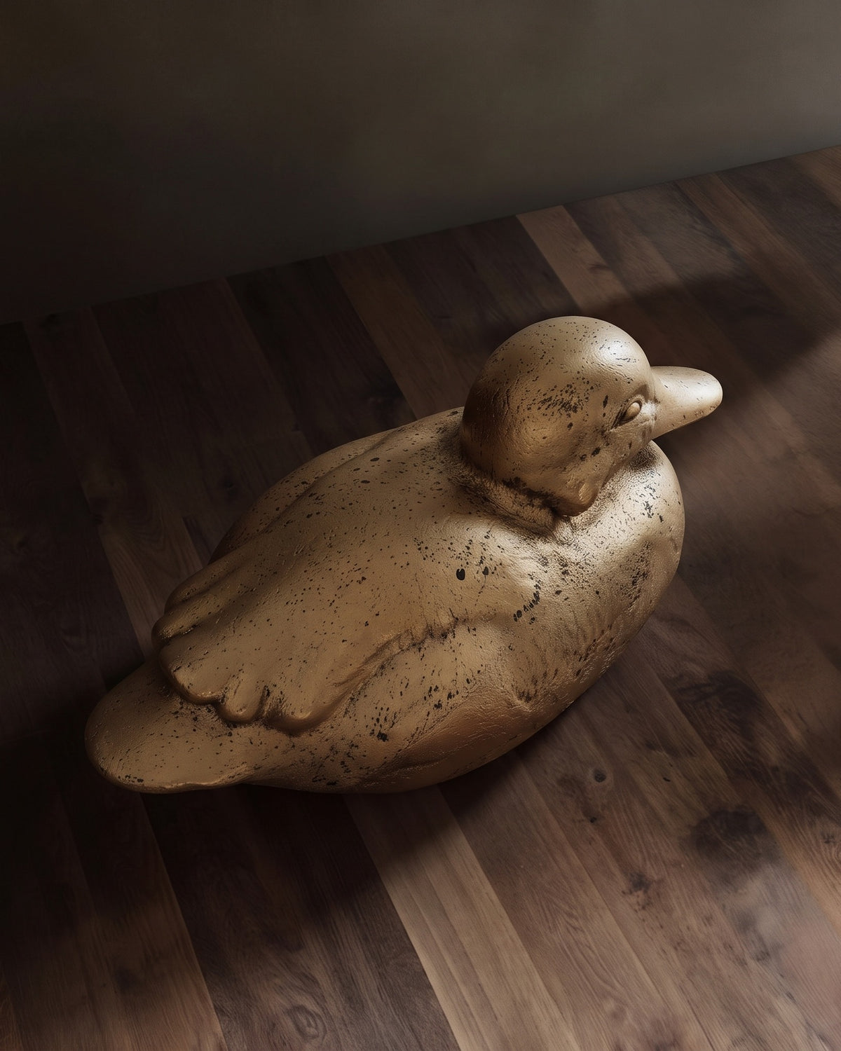 The Gilded Pond - Antique Cast Iron Mallard Figurine
