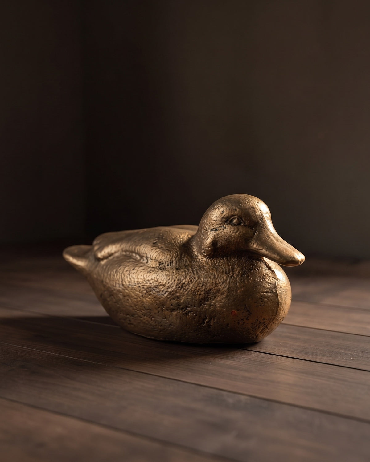 The Gilded Pond - Antique Cast Iron Mallard Figurine