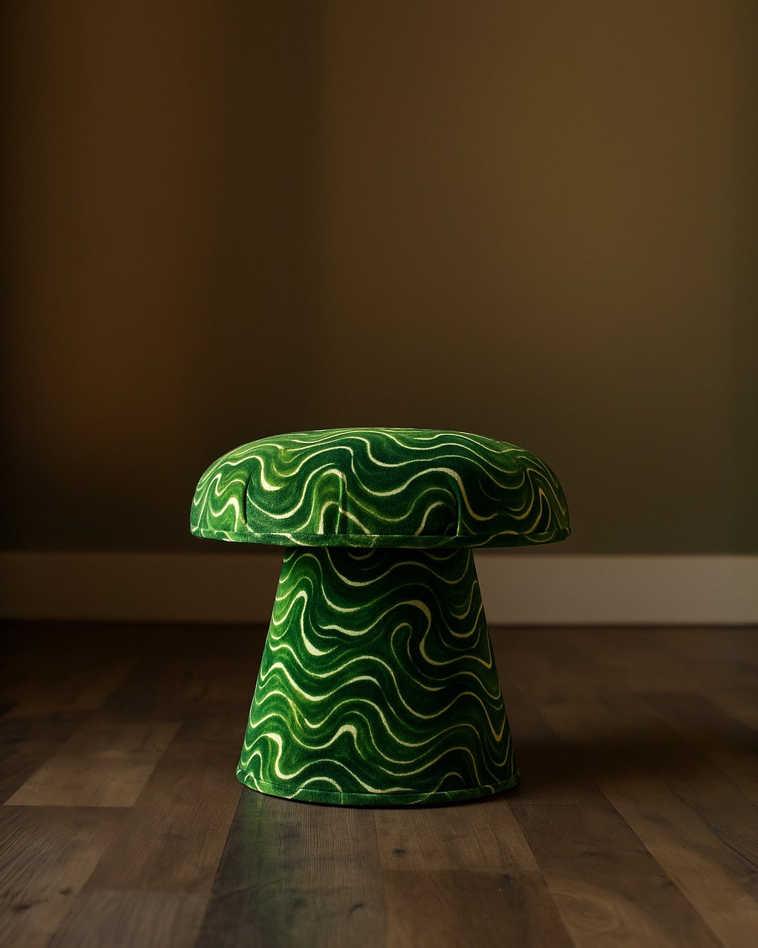 Suminagashi Mushroom Stool