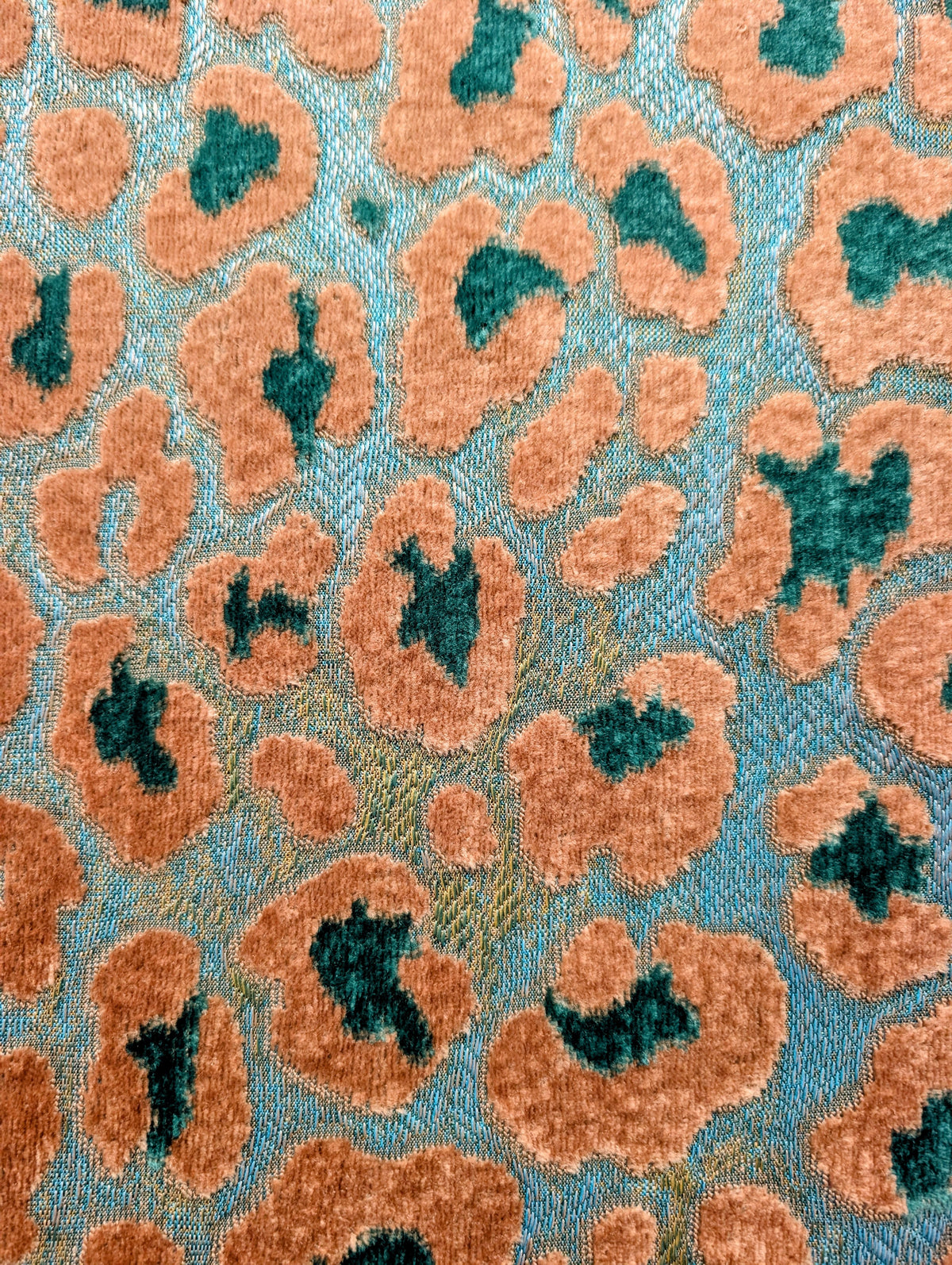 Serengeti Sapphire Cut Velvet
