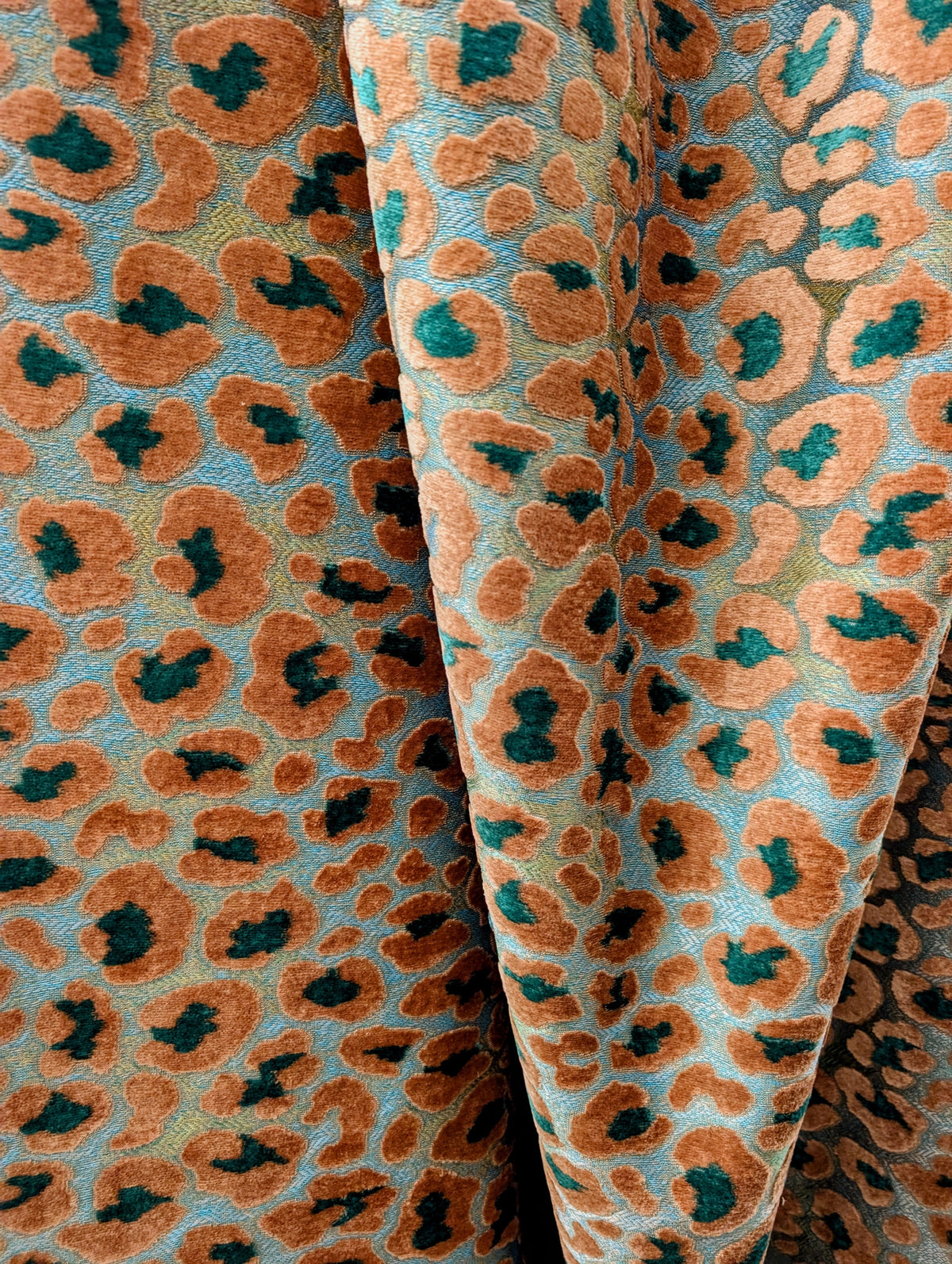 Serengeti Sapphire Cut Velvet
