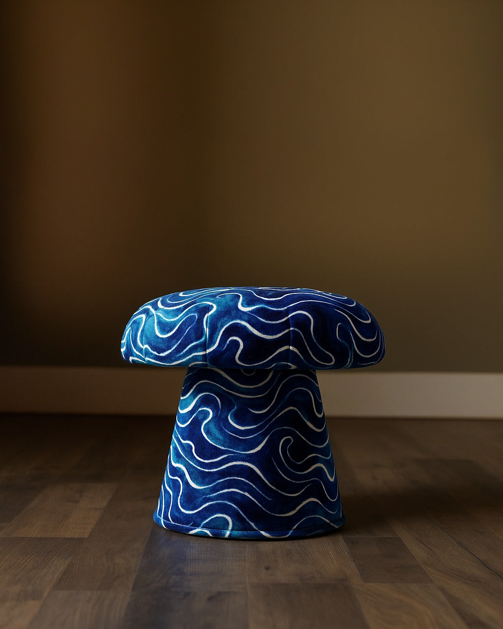 Suminagashi Mushroom Stool