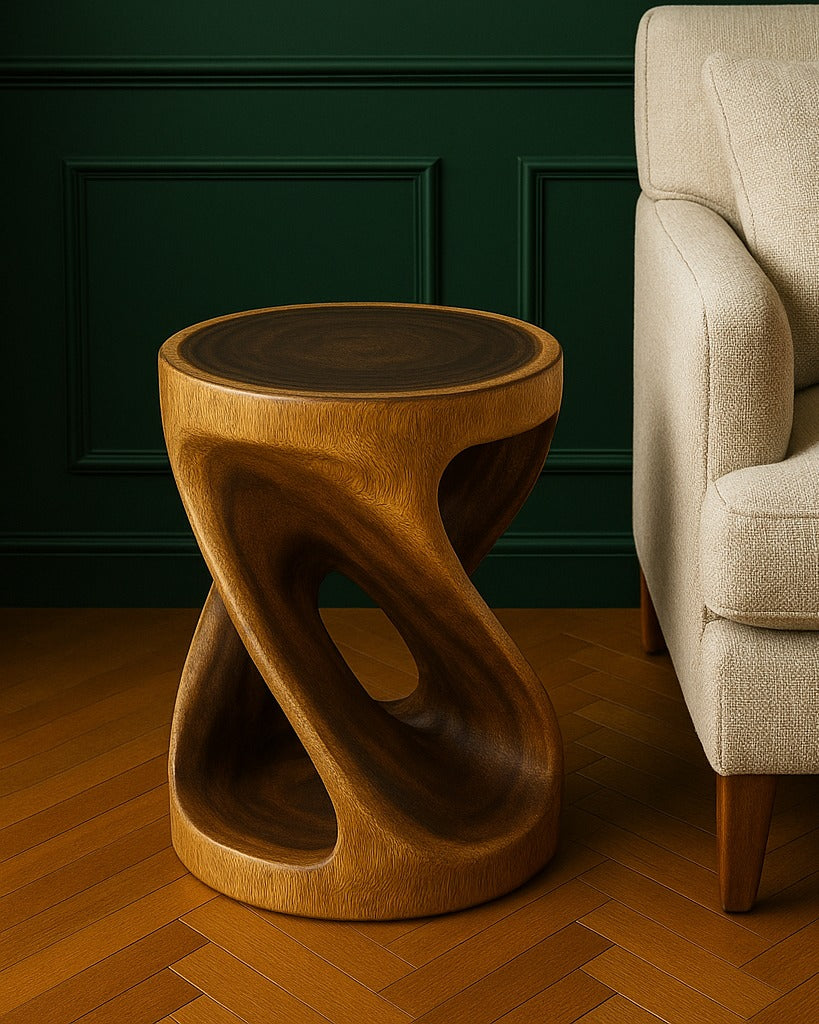 Velda Solid Wood End Table