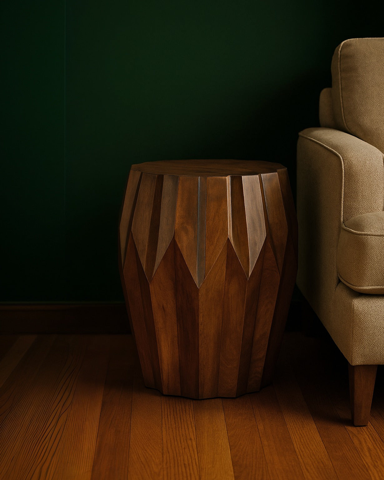 Frederique Solid Wood End Table