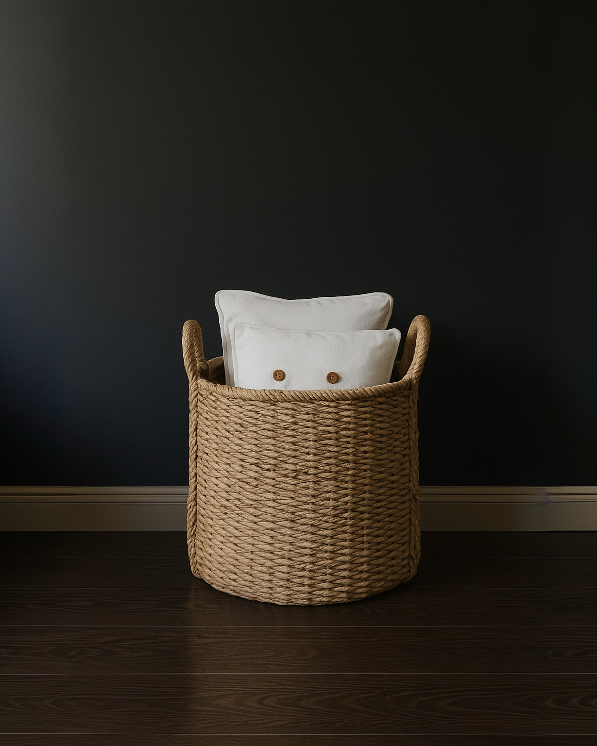 Quentin Seagrass Woven Storage Basket