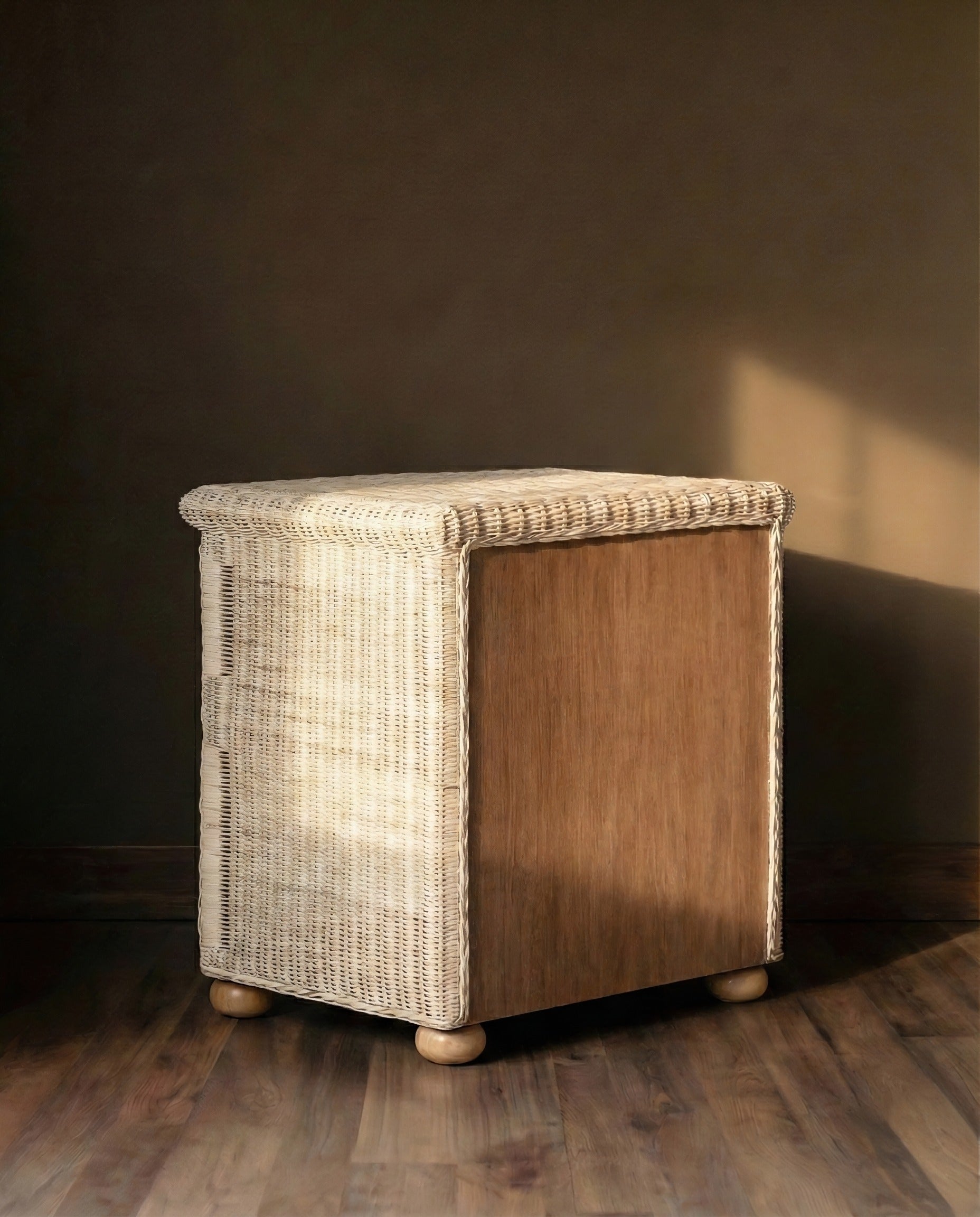 St. Barts Cane Nightstand